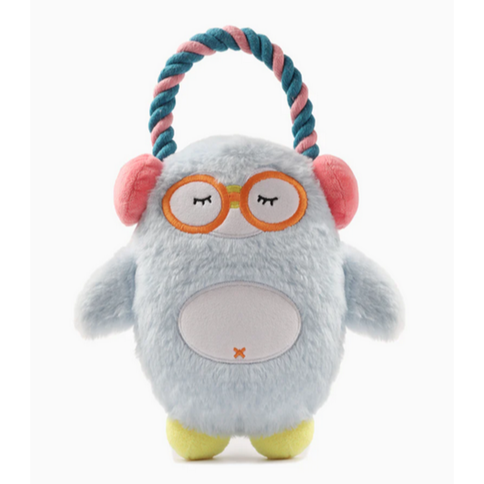 HugSmart HUGSMART Rope Funz Melody Bros Penguin Dog Toy