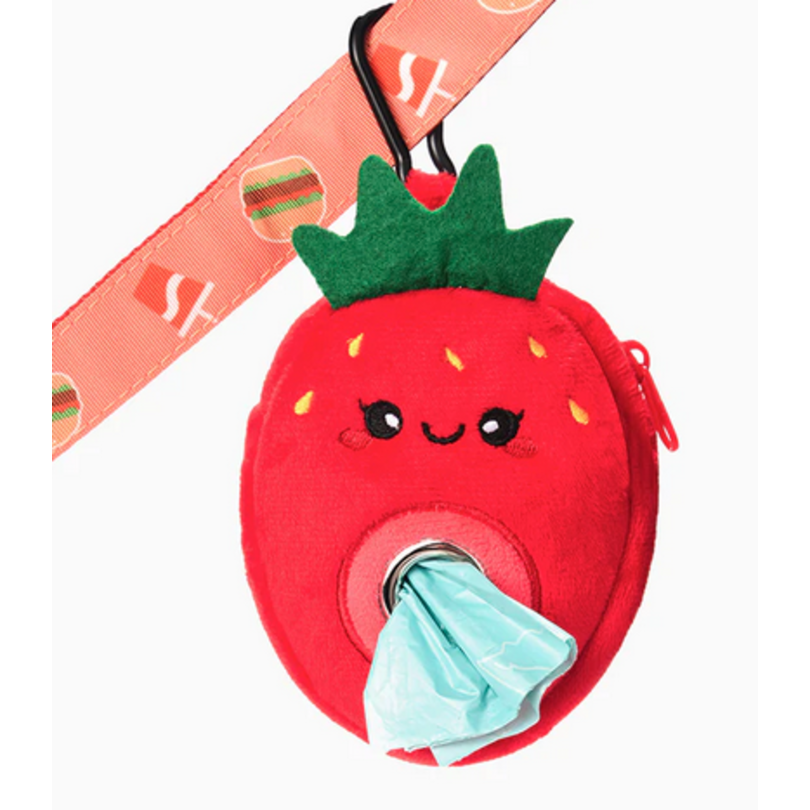 HugSmart HUGSMART Pooch Pouch Strawberry Poop Bag Dispenser