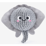 HugSmart HUGSMART Super Ball-Ocean Stingray Dog Toy