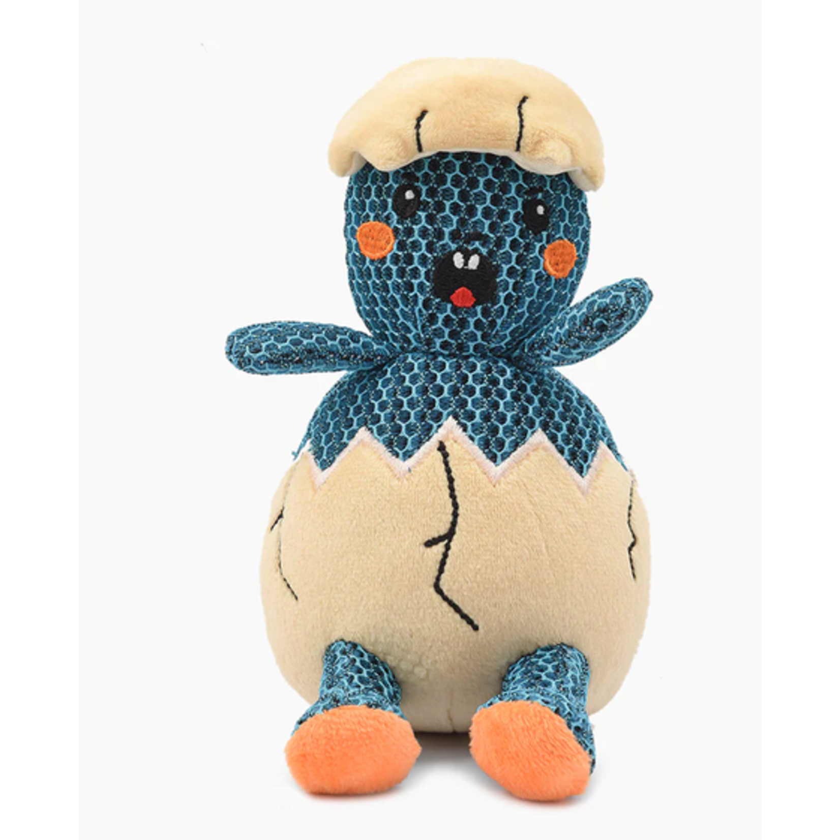 HugSmart HUGSMART Fuzzy Friendz Dino Egg Dog Toy