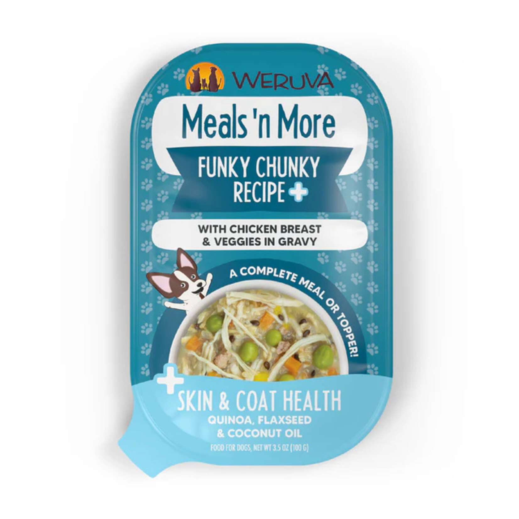 Weruva WERUVA Meals 'n More Funky Chunky + Skin Coat Dog 3.5oz