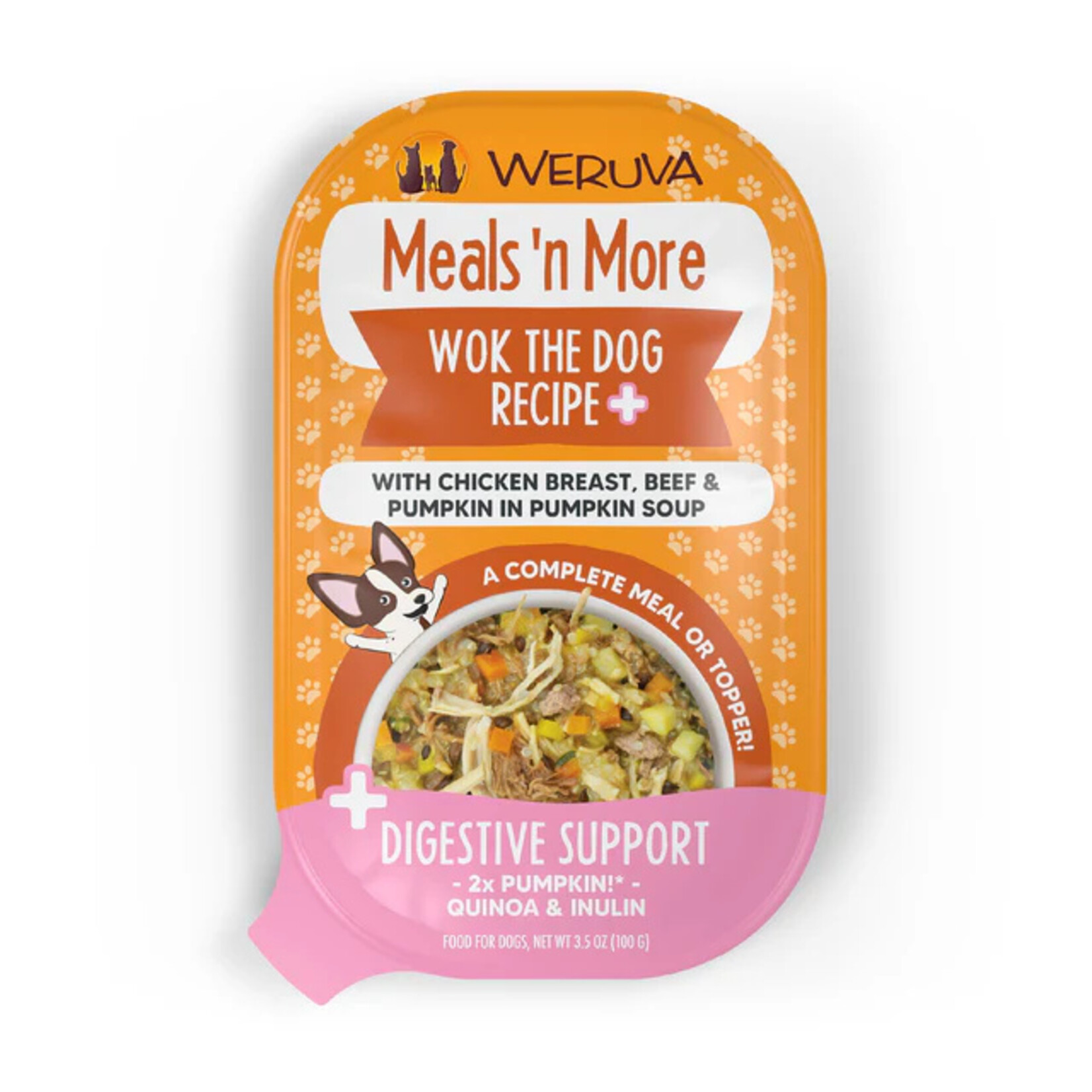 Weruva WERUVA  Meals 'n More Wok the Dog + Digest Support Dog 3.5oz