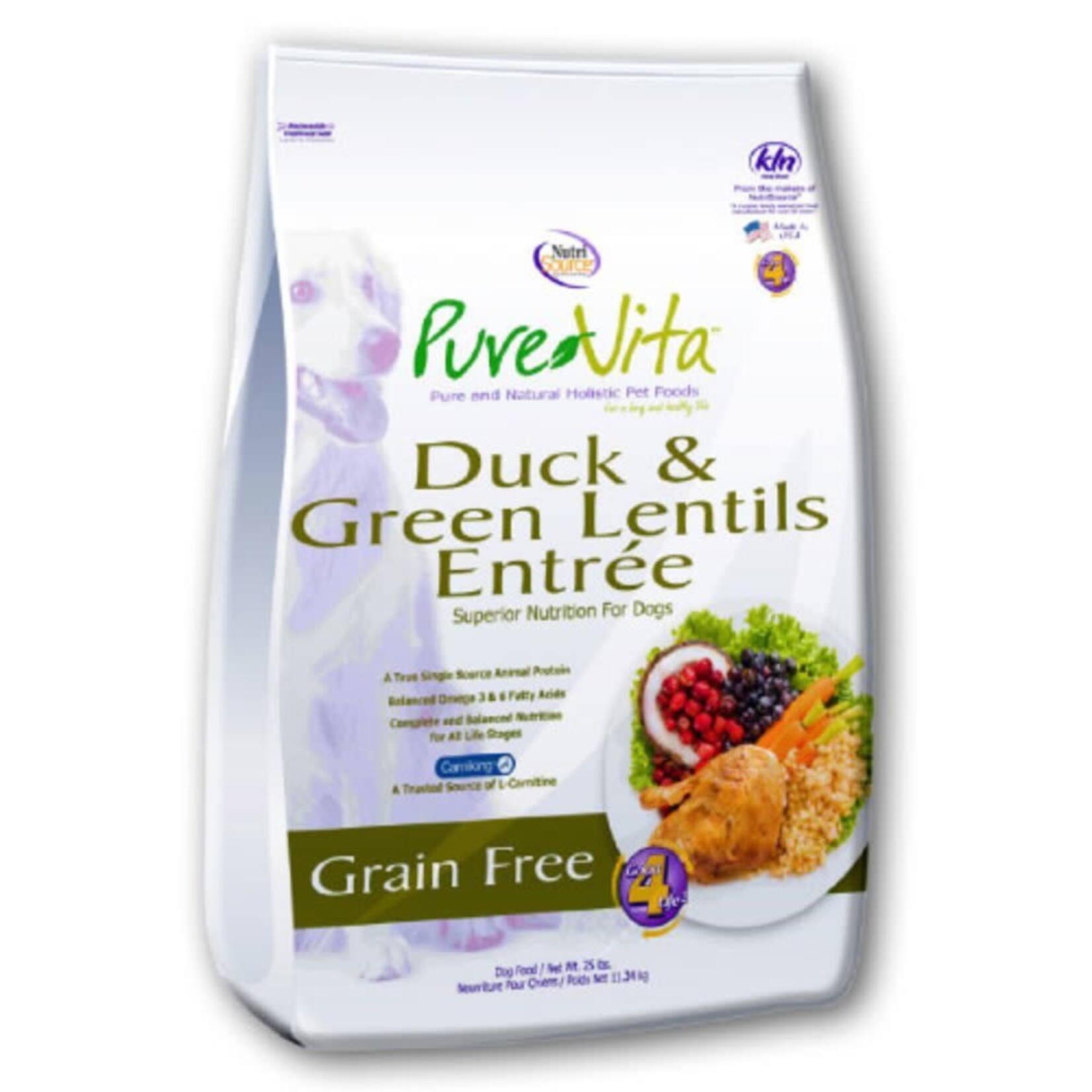 Pure Vita Pure Vita Grain Free Duck & Green Lentil Dog Food