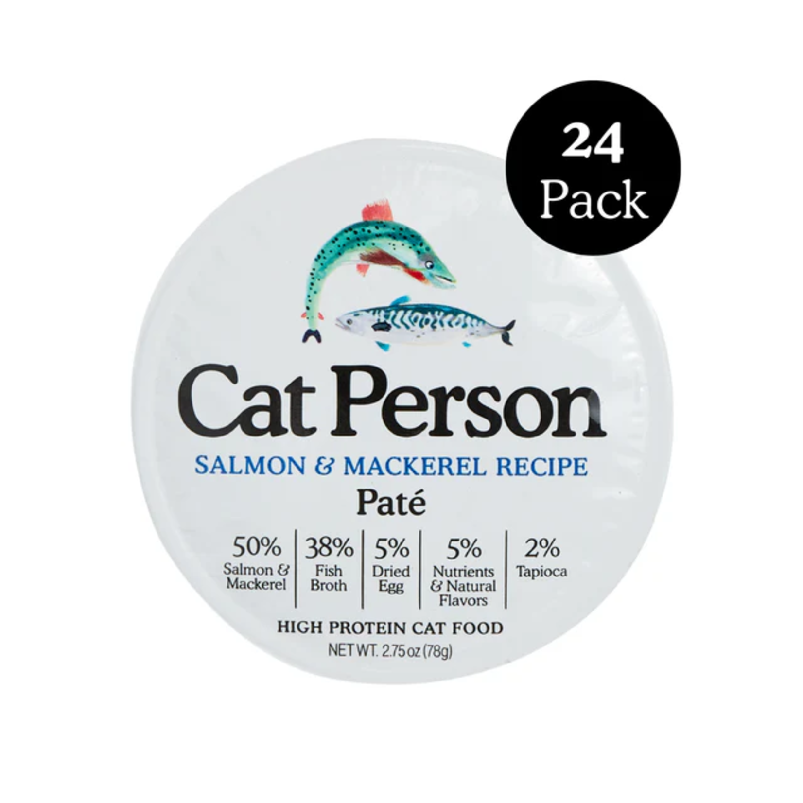 Cat Person CAT PERSON Salmon & Mackerel Pate Cat 2.75oz