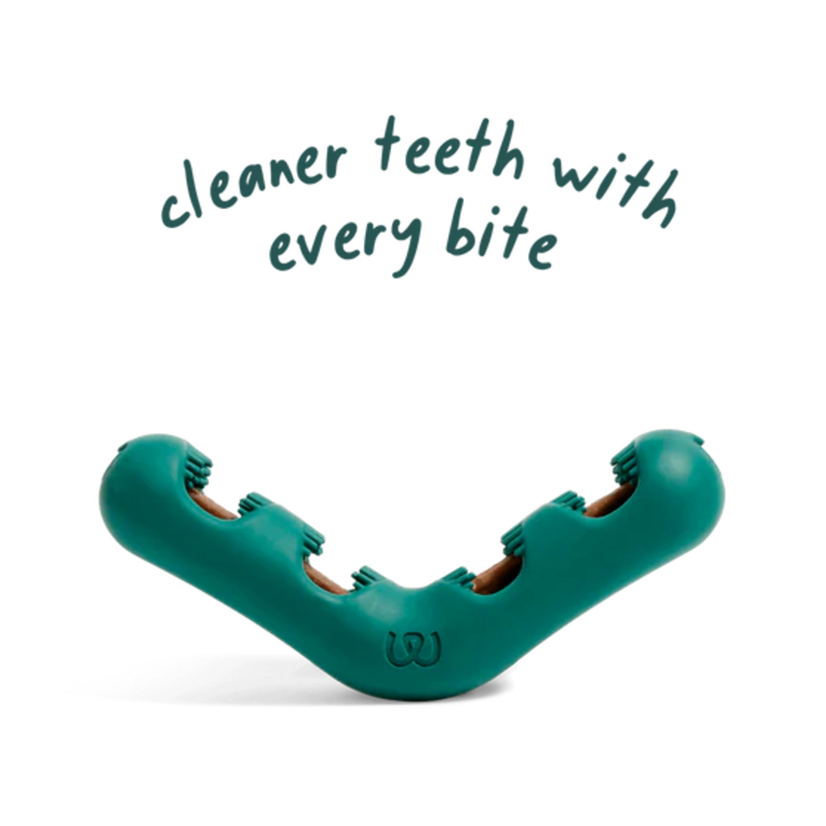 Woof Pet Woof Bite n' Brush Dog Toothbrush Toy Dental Stick Dispenser, Small