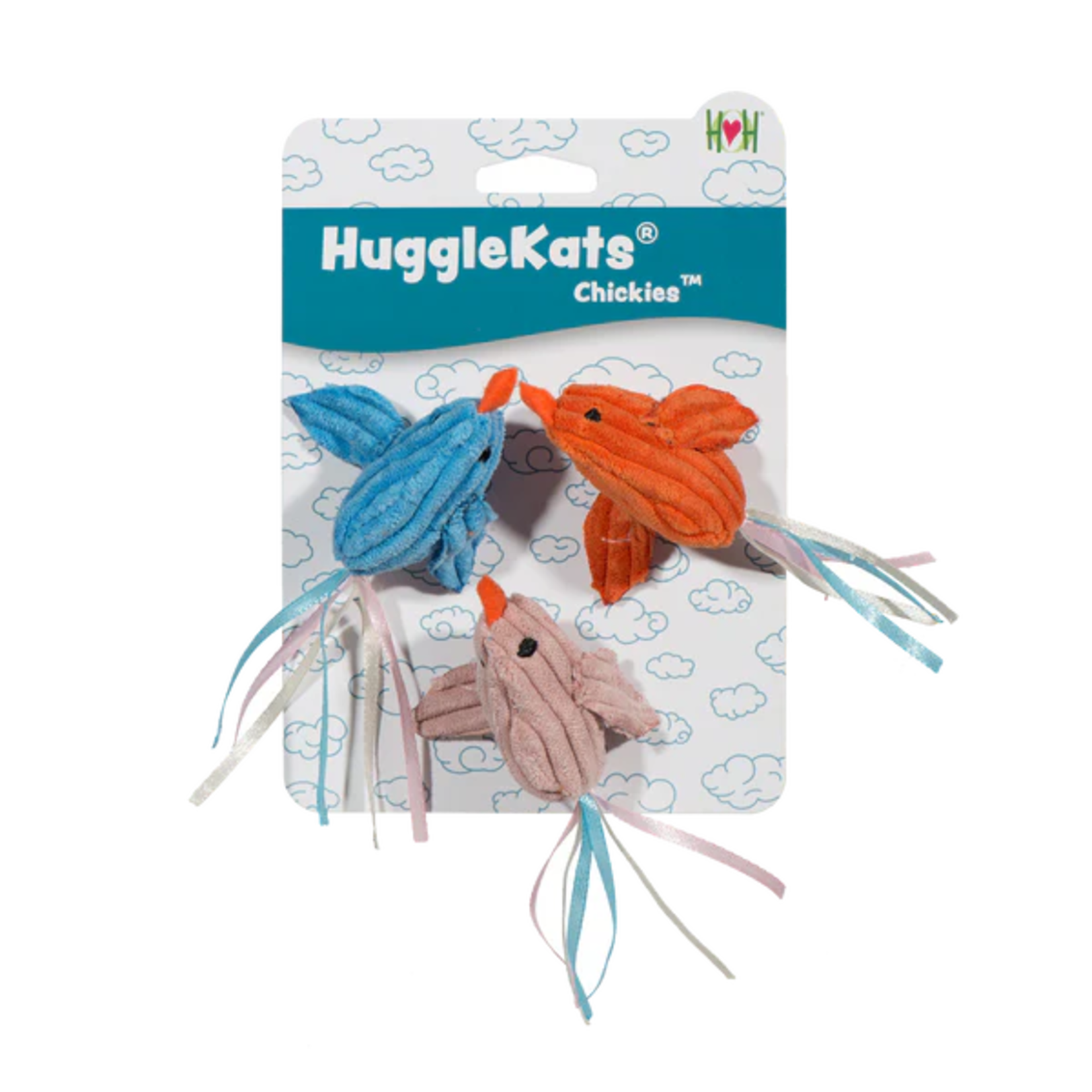 Hugglehounds HH HuggleKat Chickies Cat Toy