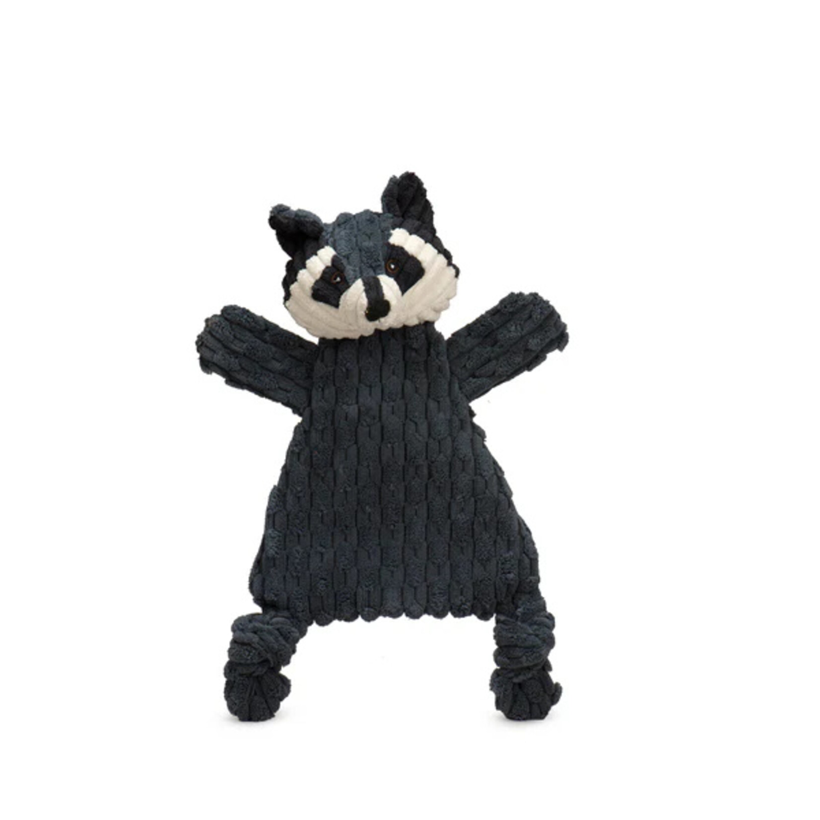 Hugglehounds HH Flatties Raccoon Dog Toy