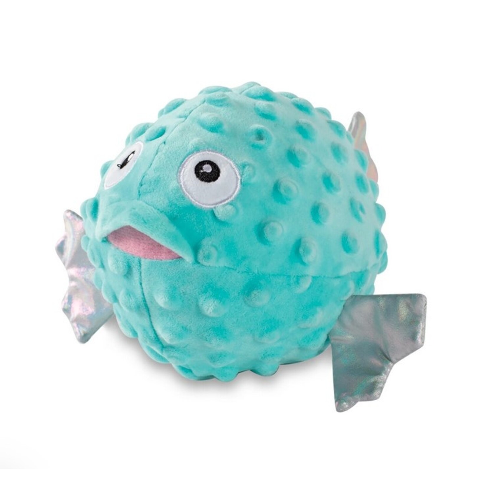 Fringe FRINGE Puffed Up Puffer Fish Plush Dog Toy