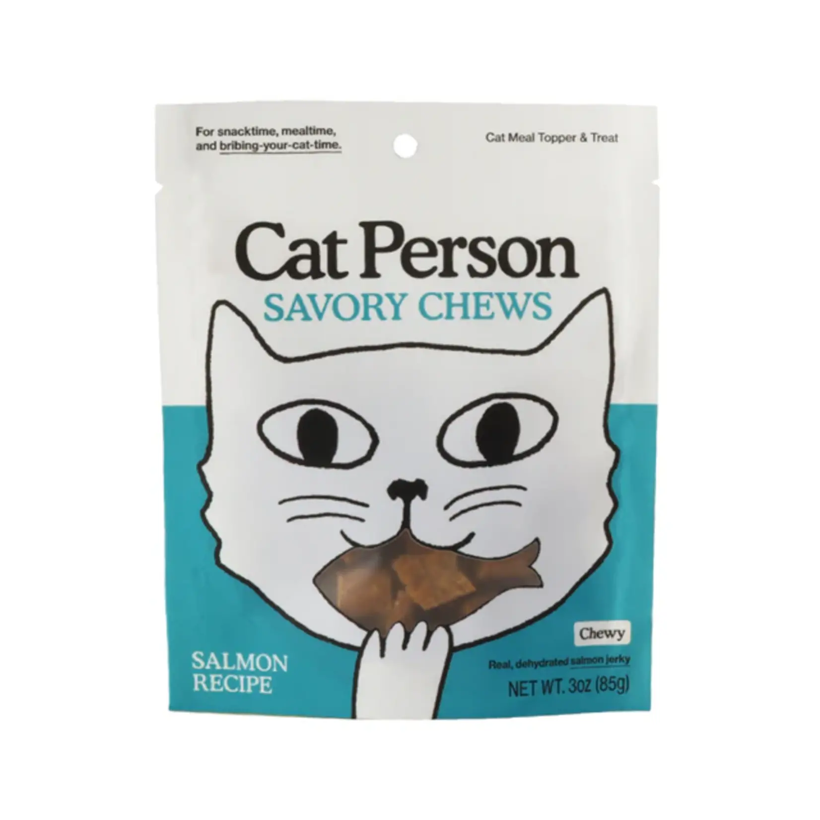 Cat Person CAT PERSON Salmon Chewy Cat Treats 3oz