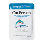 Cat Person CAT PERSON Mackerel & Salmon Mousse Topper Cat 3oz