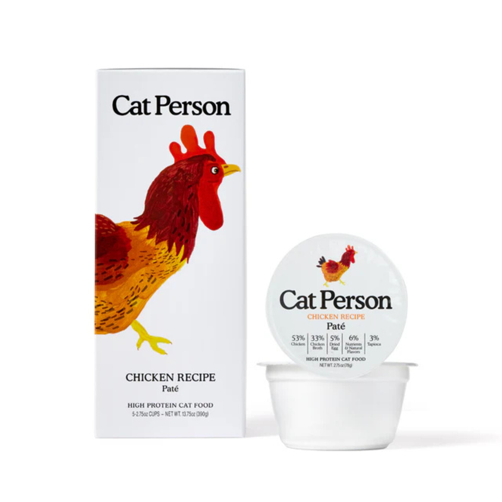 Cat Person Cat Person Chicken Grain-Free Pate Wet Cat Food 2.75 oz