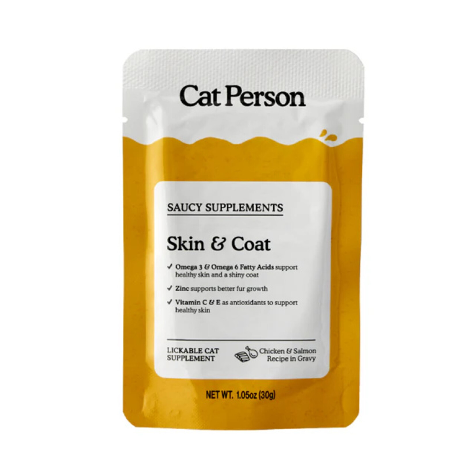 Cat Person CAT PERSON Saucy Cat Supplement  Skin & Coat 1.05oz