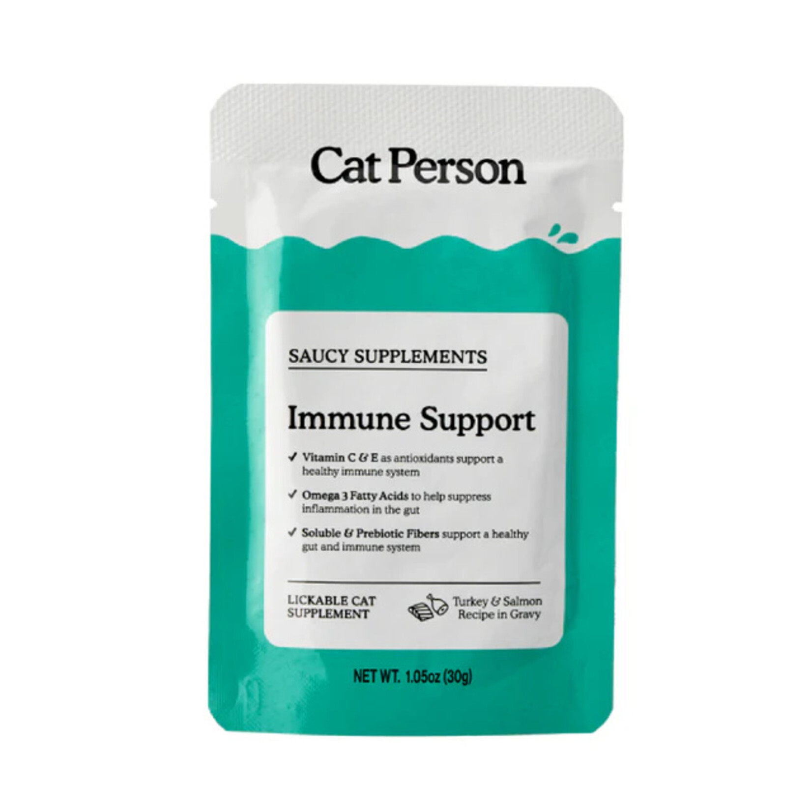 Cat Person CAT PERSON SAUCY SUPPLEMENTS IMMUNE SUPPORT  1.05 OZ