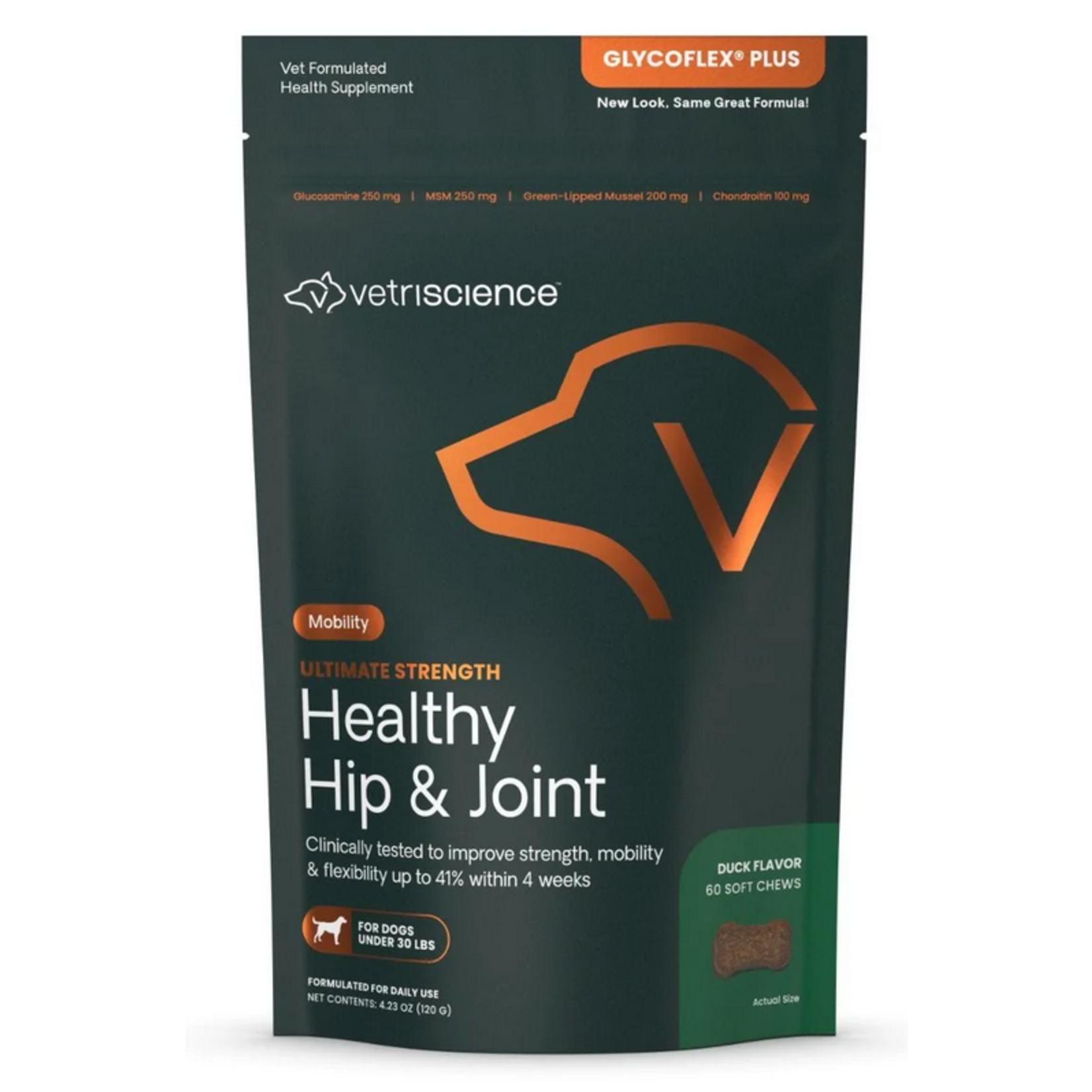Pet Naturals / VetriScience VETRI Glycoflex Plus Small Dog Supplement Chews 60ct