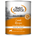 Nutrisource NUTRISOURCE GF Lamb & Lamb Liver Dog Can 12.3oz