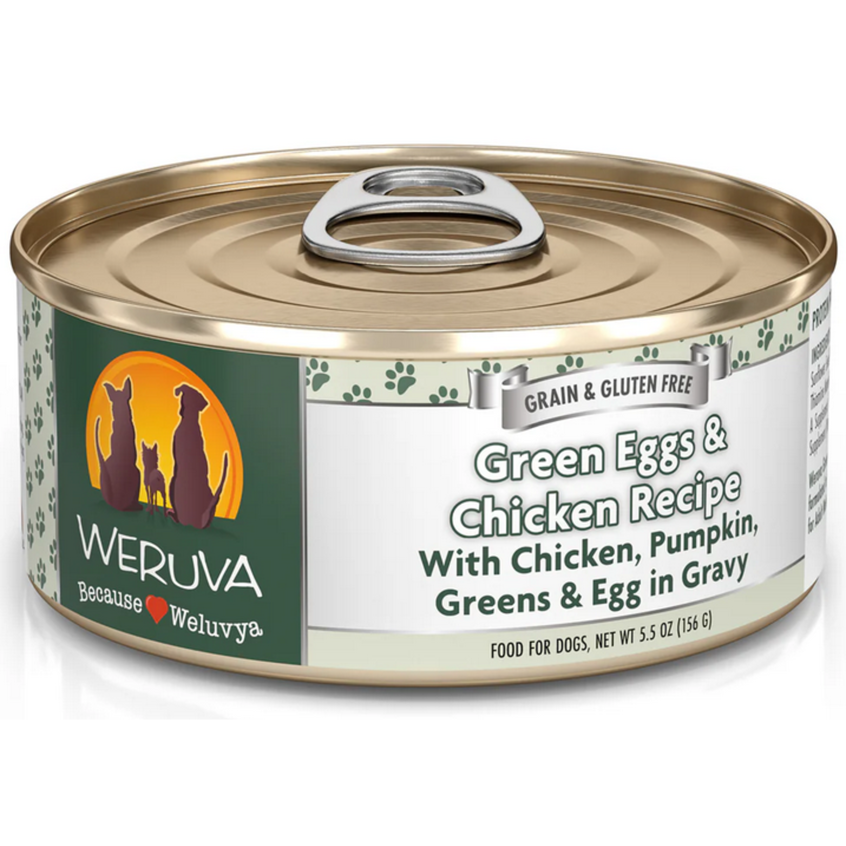 Weruva WERUVA Green Eggs & Chicken Dog Can 5.5oz