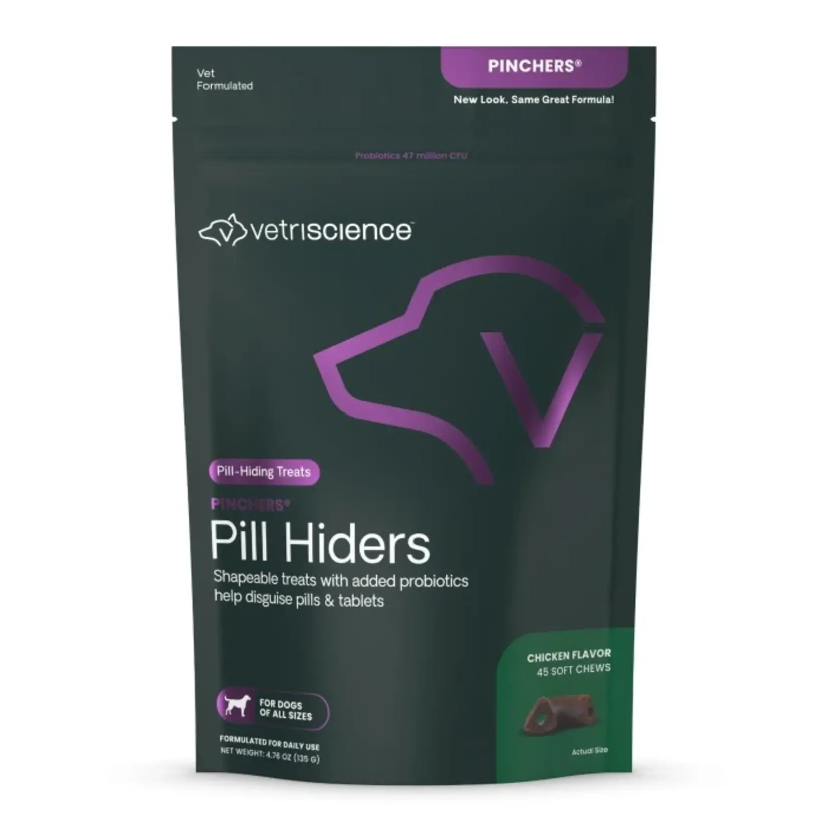 Pet Naturals / VetriScience VETRI Pinchers Pill Hiding Treat Chicken Dog 45ct