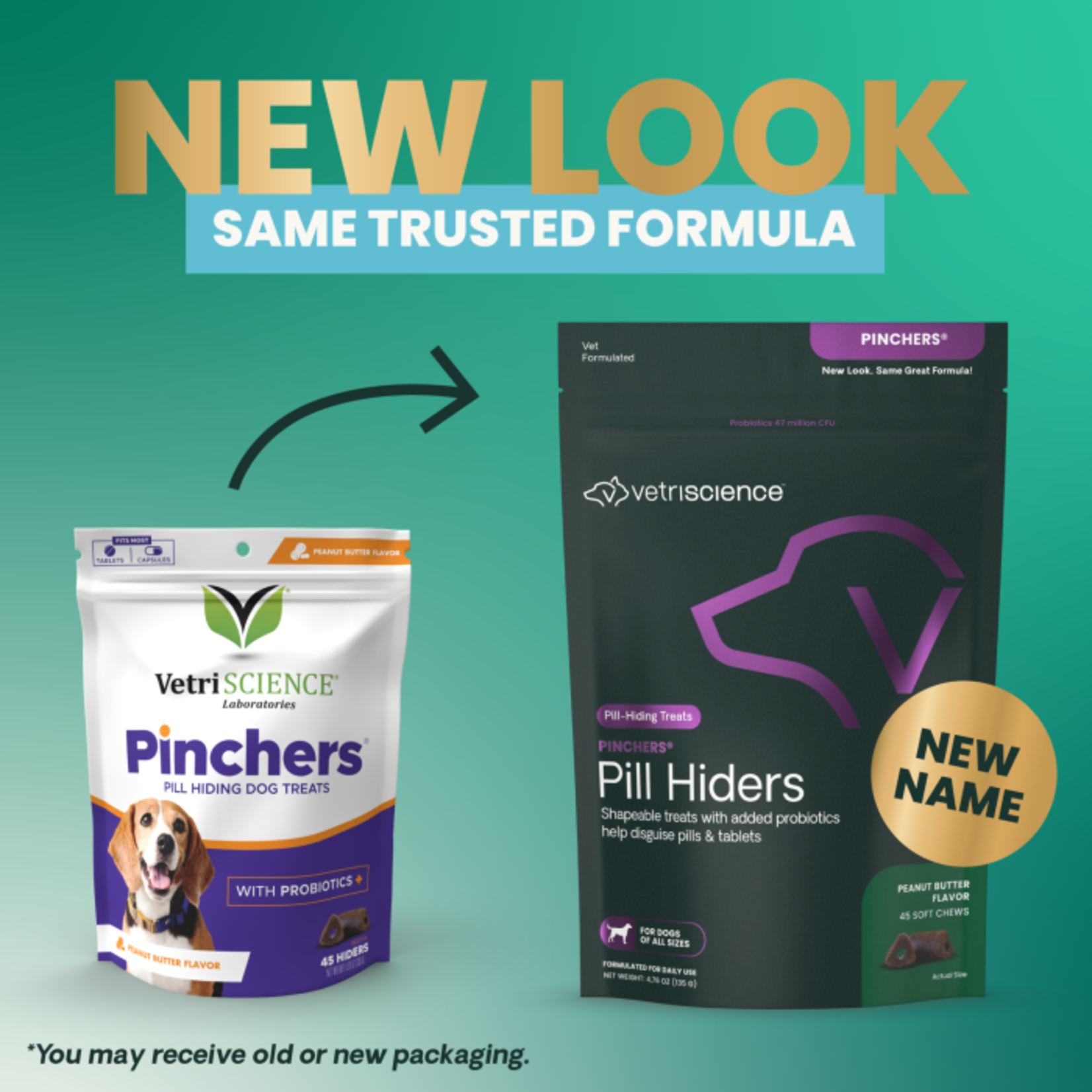 Pet Naturals / VetriScience VETRI Pinchers Pill Hiding Treat PB Dog 45ct