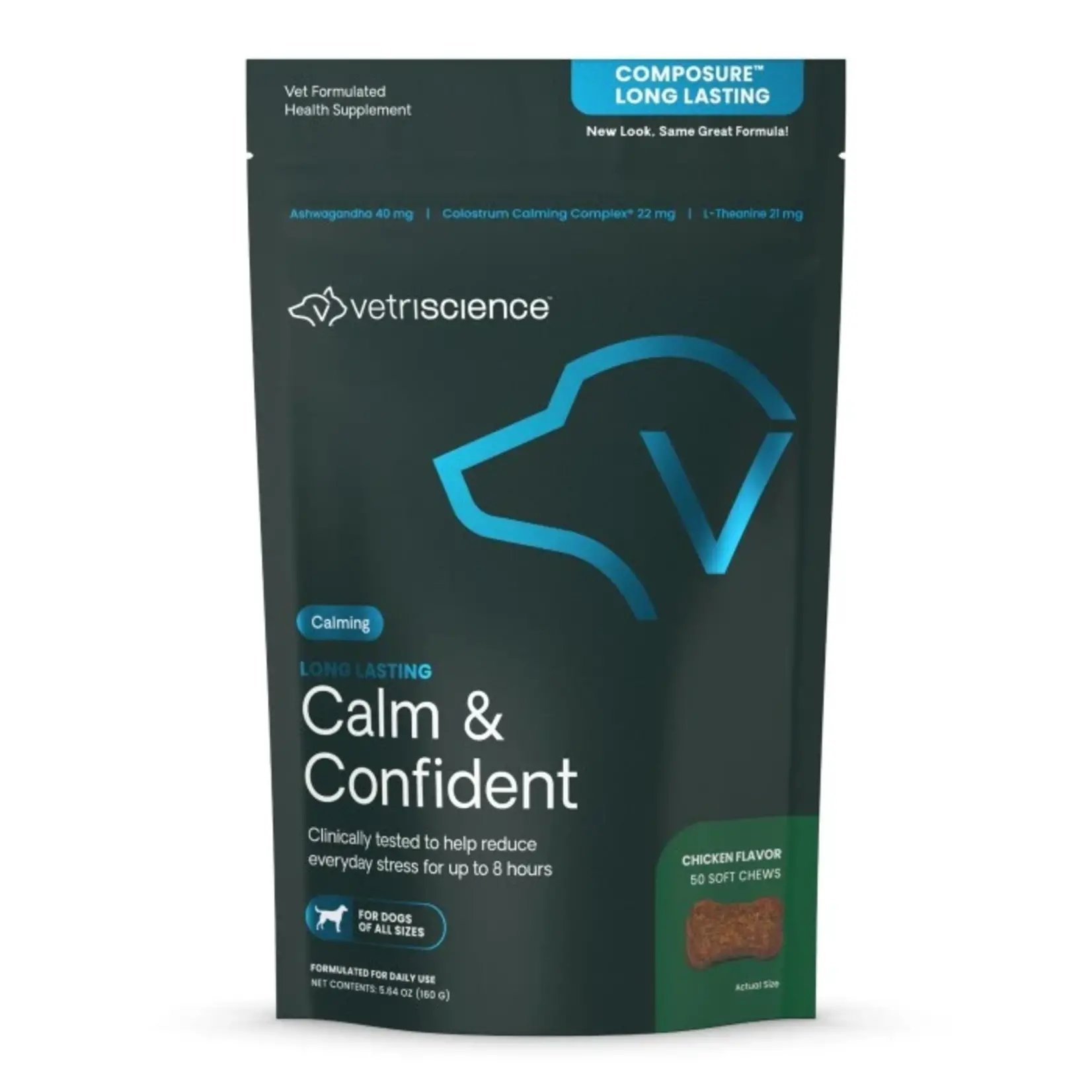 Pet Naturals / VetriScience VETRI Composure Long Lasting Dog Supplement Chews 50ct