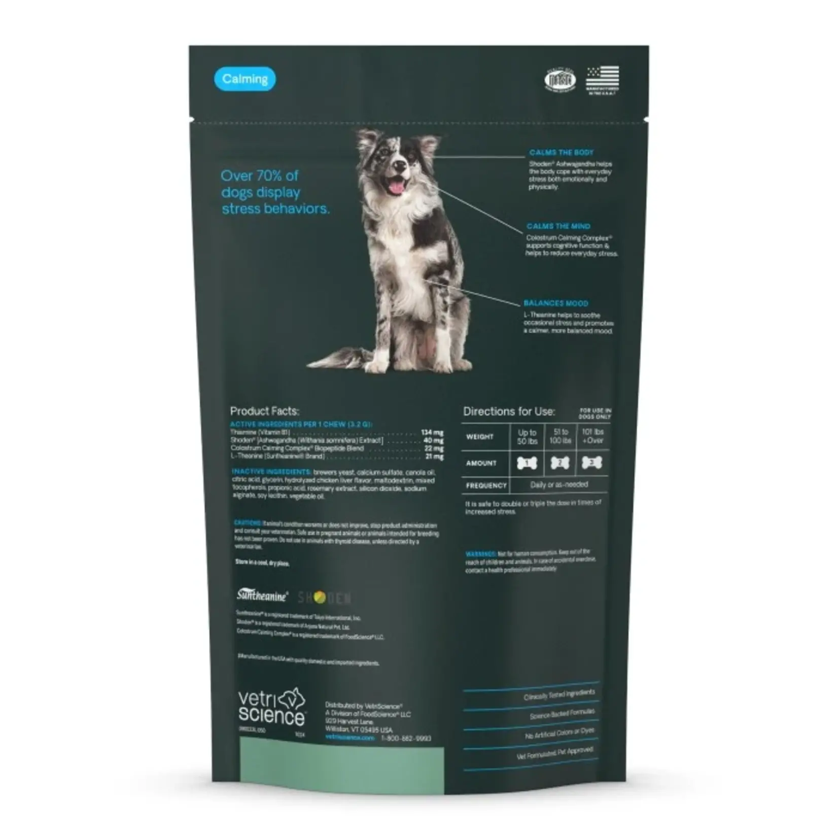 Pet Naturals / VetriScience VETRI Composure Long Lasting Dog Supplement Chews 50ct