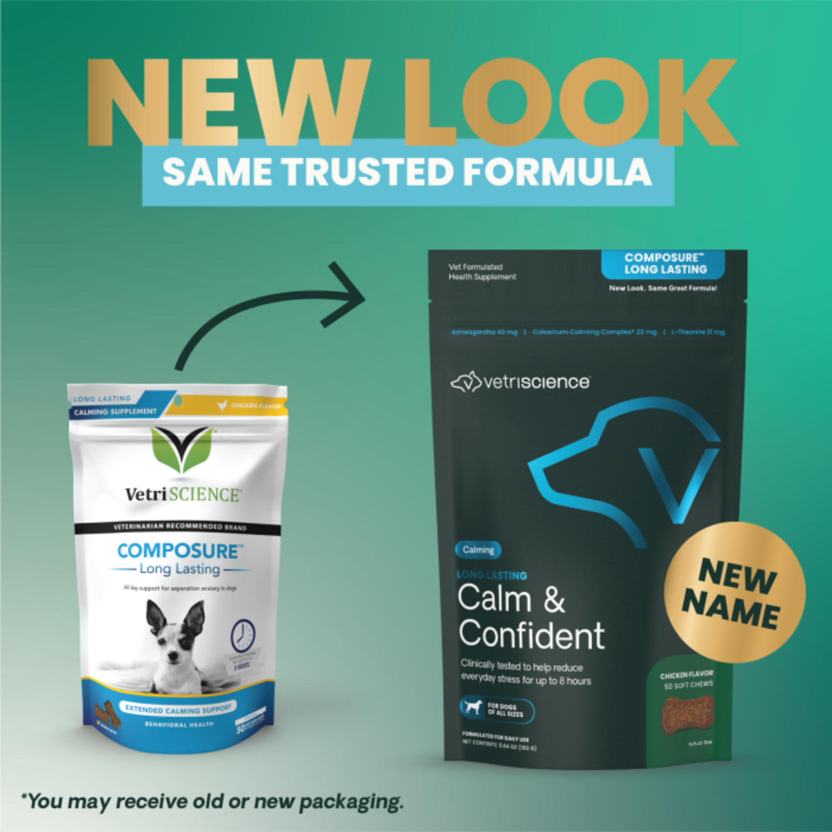 Pet Naturals / VetriScience VETRI Composure Long Lasting Dog Supplement Chews 50ct
