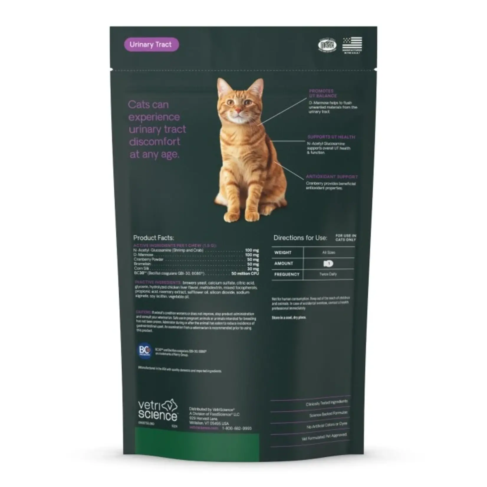 Pet Naturals / VetriScience VETRI UT Strength Cat Supplement Chews 60ct