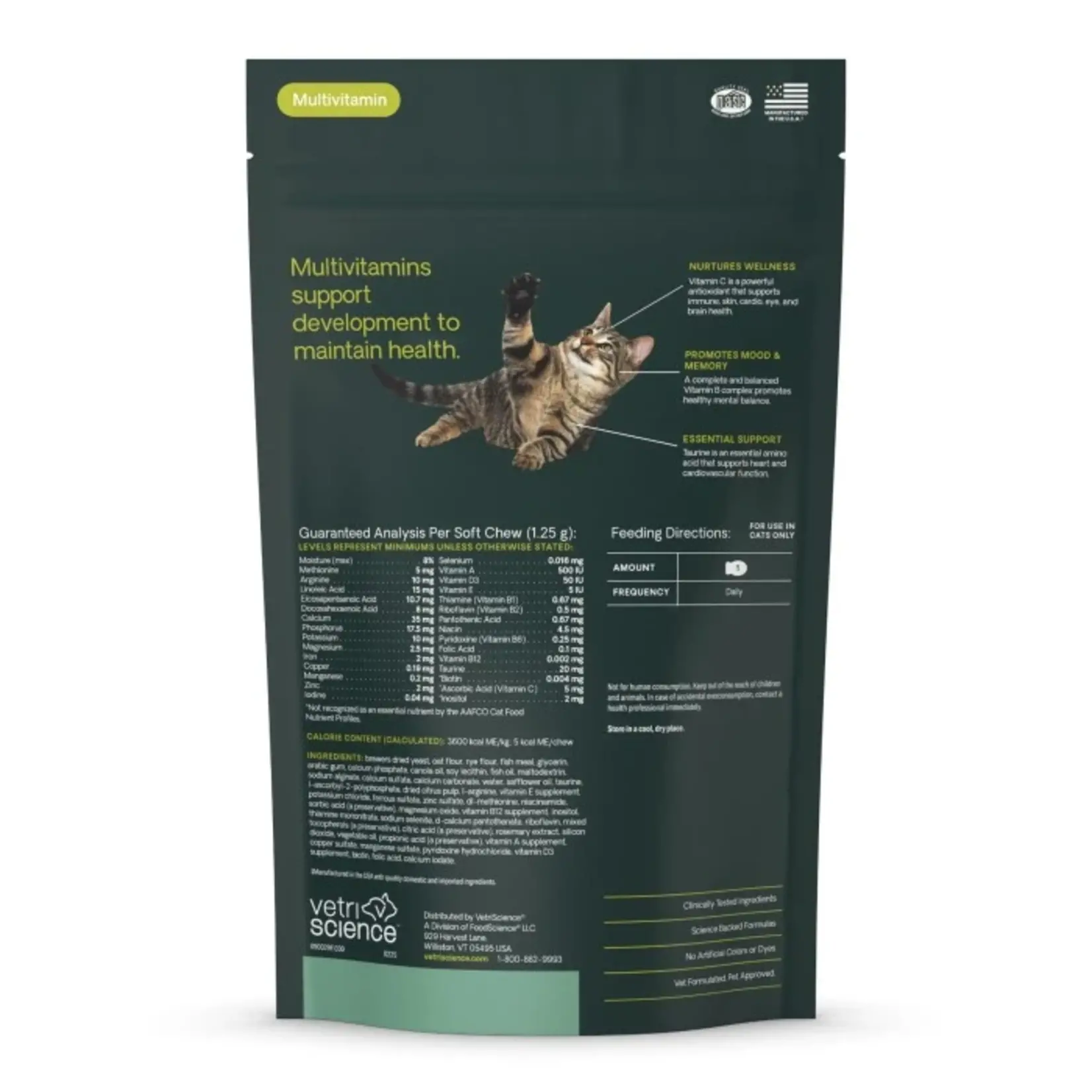 Pet Naturals / VetriScience PetNaturals Daily Multi Cat Supplement Chews 30ct