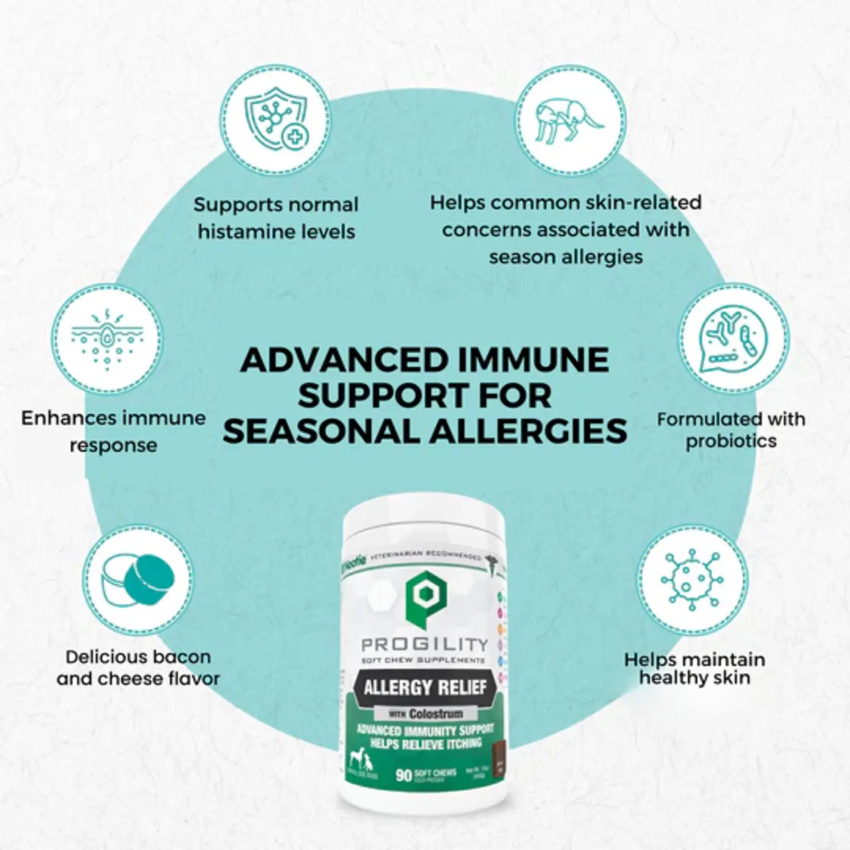 Nootie Nootie Progility Allergy & Immune Soft Chew Supplement for Dogs 90 Count