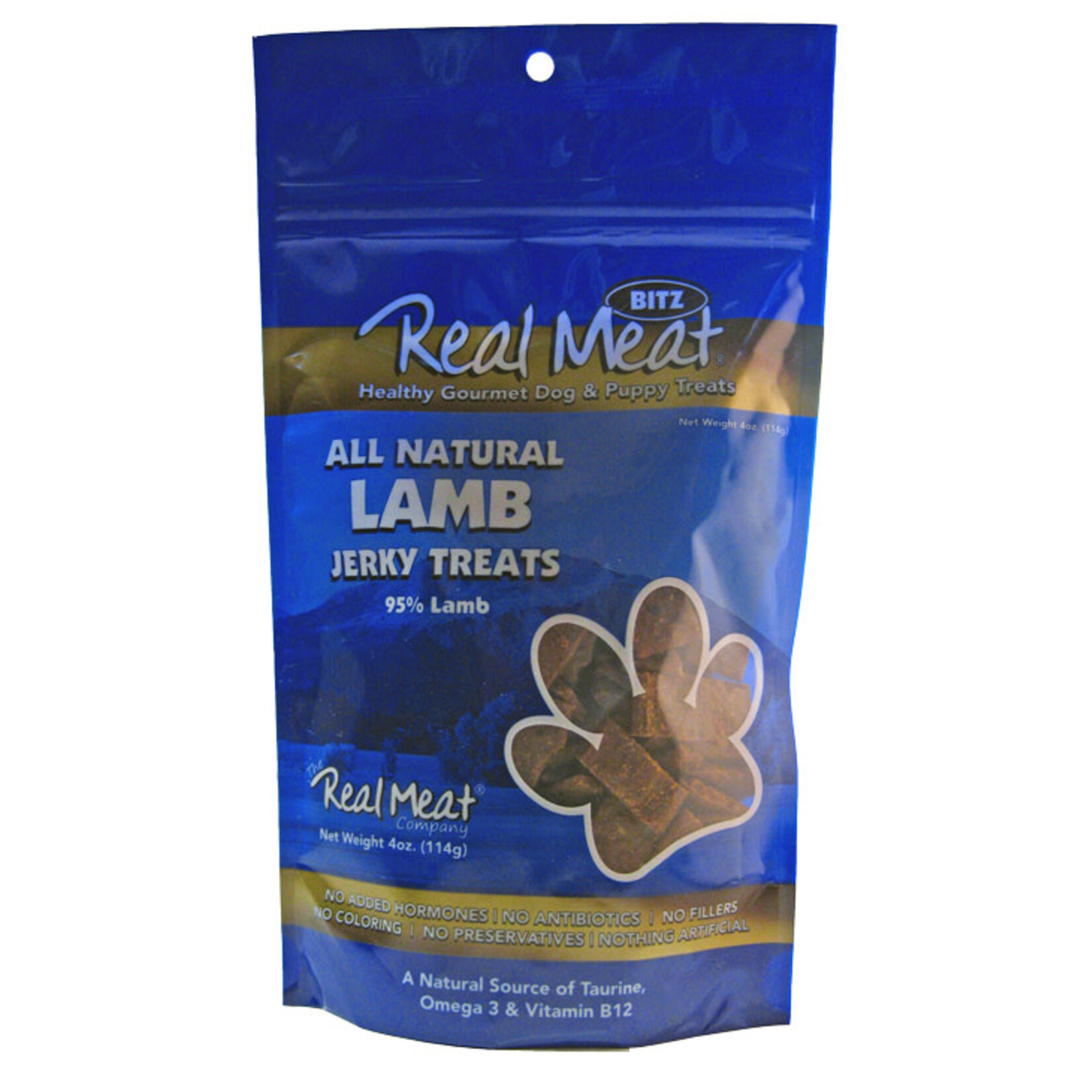 Real Meat Real Meat All Natural 95% Lamb Jerky Treats 4 oz