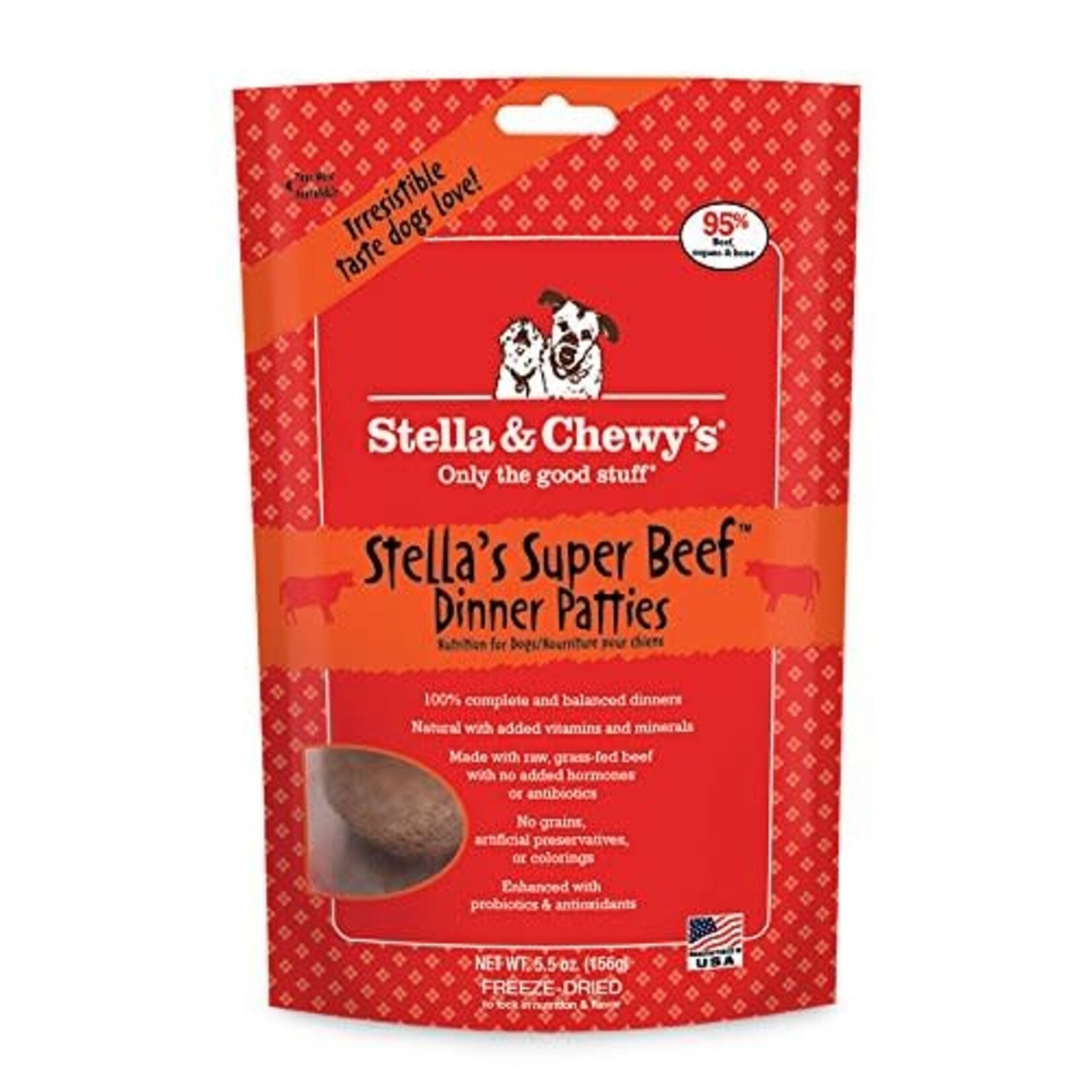 Stella & Chewys STELLA & CHEWY'S FD PATTIES BEEF 14 OZ