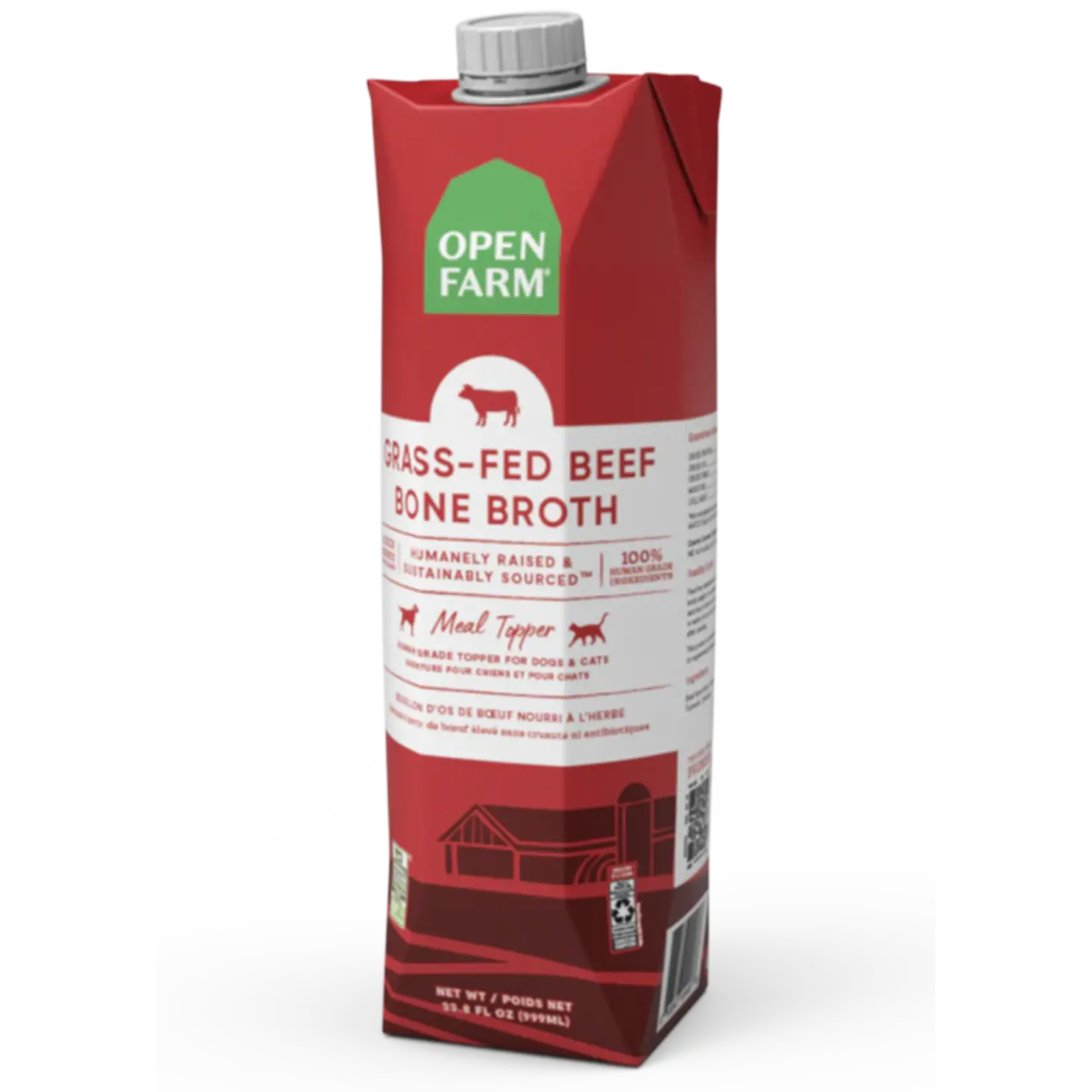 Open Farm Open Farm Grass Fed Beef Bone Broth 33.8 oz