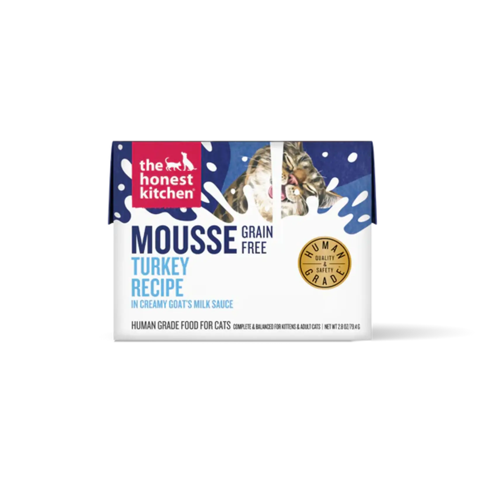The Honest Kitchen The Honest Kitchen Turkey Mousse in Goat's Milk Grain-Free Pate Wet Cat Food 2.8 oz