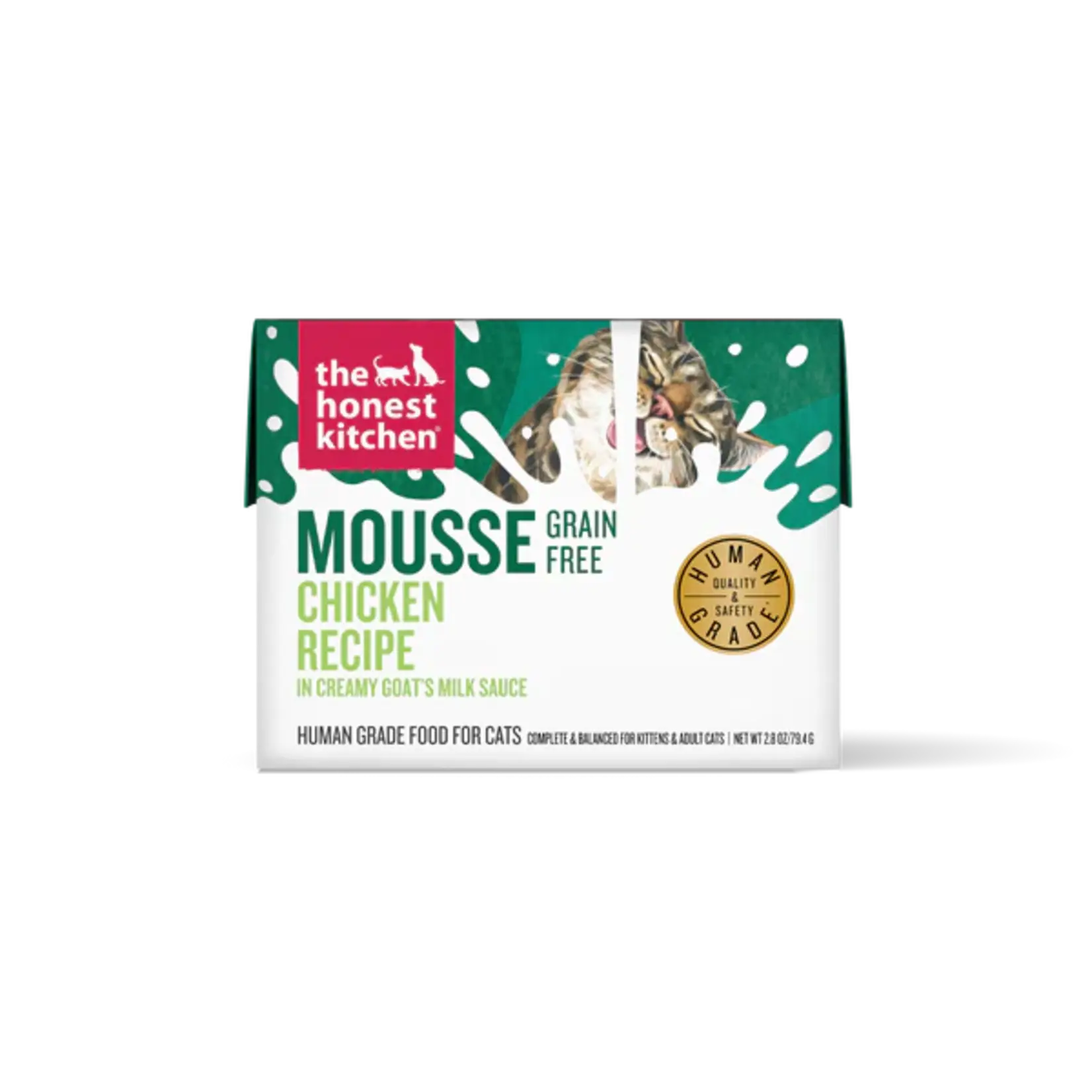 The Honest Kitchen The Honest Kitchen Chicken Mousse in Goat's Milk Grain-Free Pate Wet Cat Food 2.8 oz