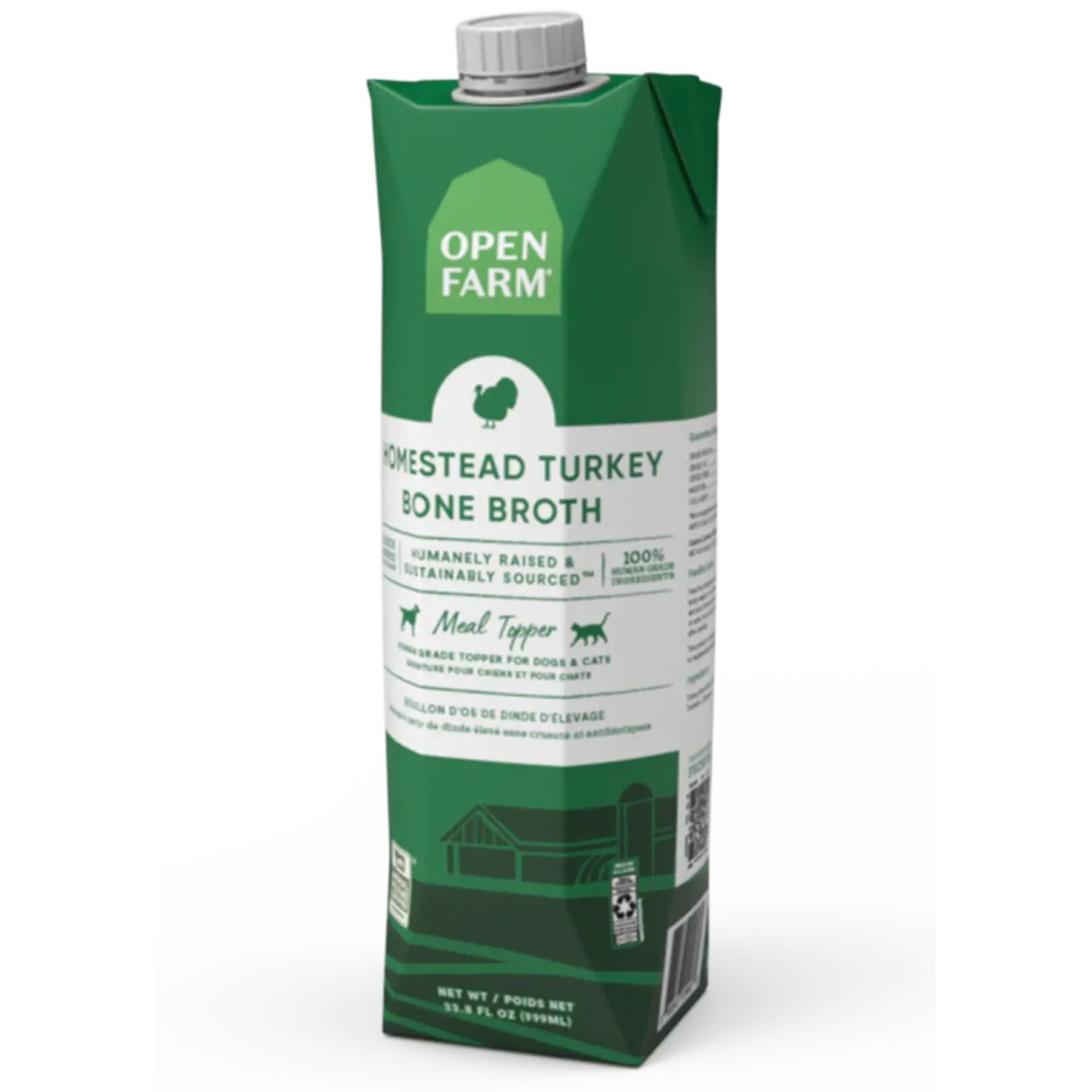 Open Farm OPEN FARM BONE BROTH TURKEY 33.8 OZ