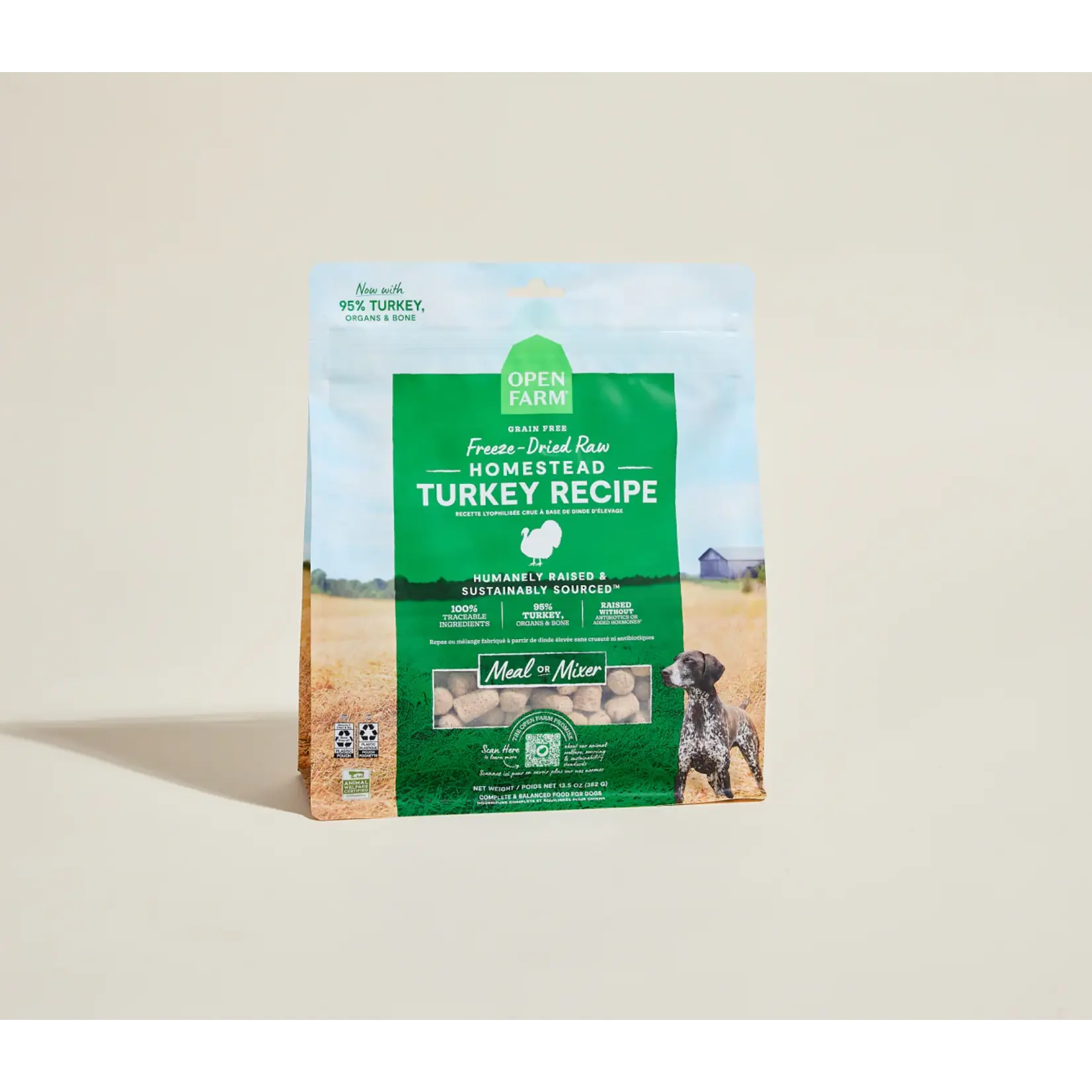 Open Farm Open Farm Dog Freeze Dried Raw Homestead Turkey 3.5 oz