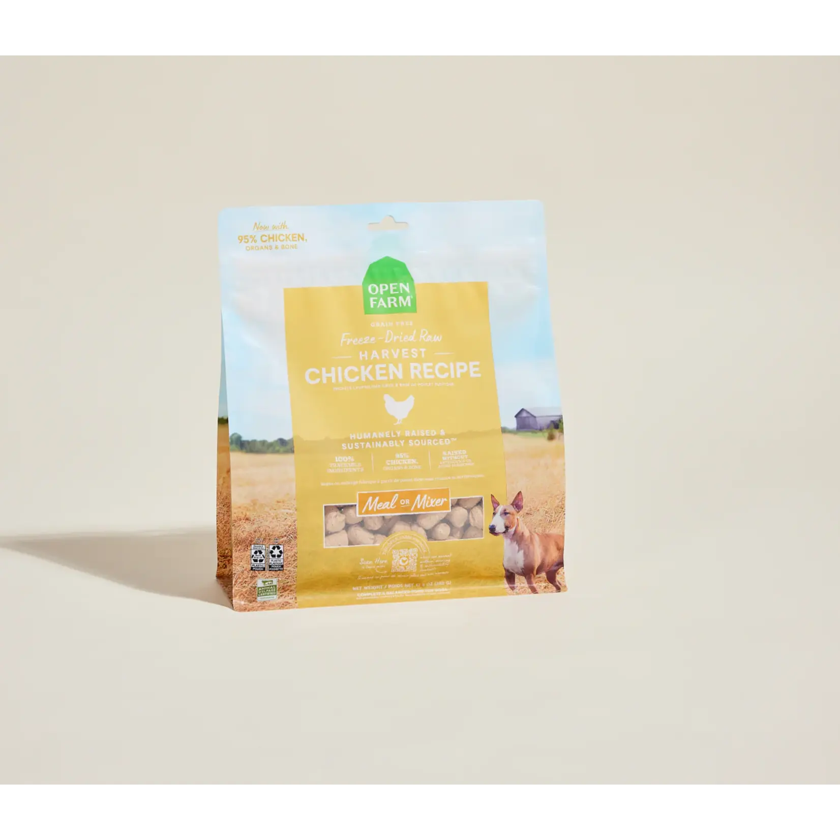Open Farm Open Farm Dog Freeze Dried Raw Harvest Chicken Recipe 3.5 oz