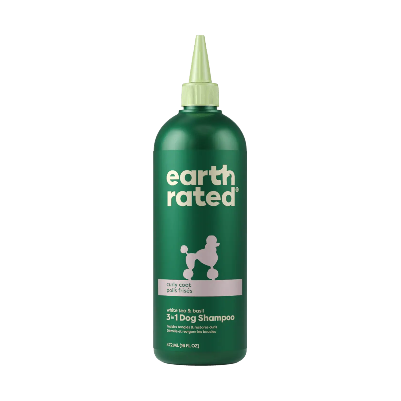 Earth Rated Earth Rated 3-in-1 Detangling Dog Shampoo & Conditioner, White Tea & Basil Scent, 16 oz