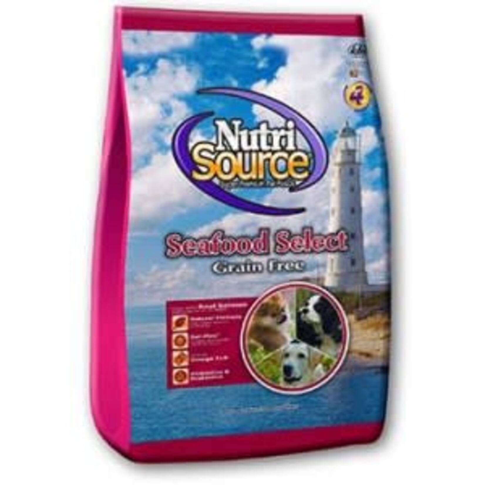 Nutrisource NUTRISOURCE GF Seafood Select Dog  4#