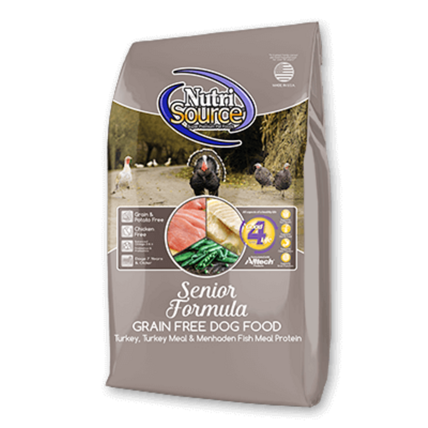 Nutrisource NUTRISOURCE GF Senior Dog  26#