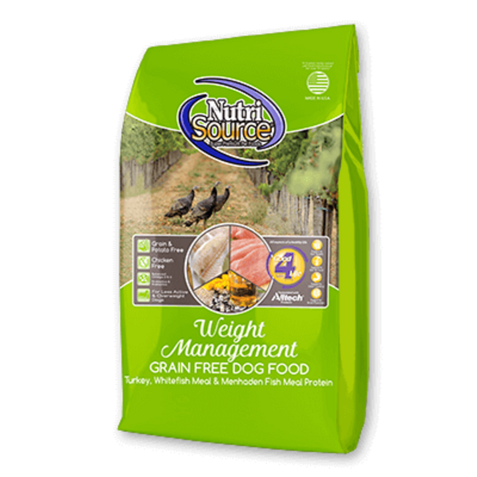 Nutrisource NUTRISOURCE GF Weight Management Dog  4#