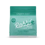Green Juju Green Juju Frozen Raw Rabbit with Duck Liver Sliders 3#