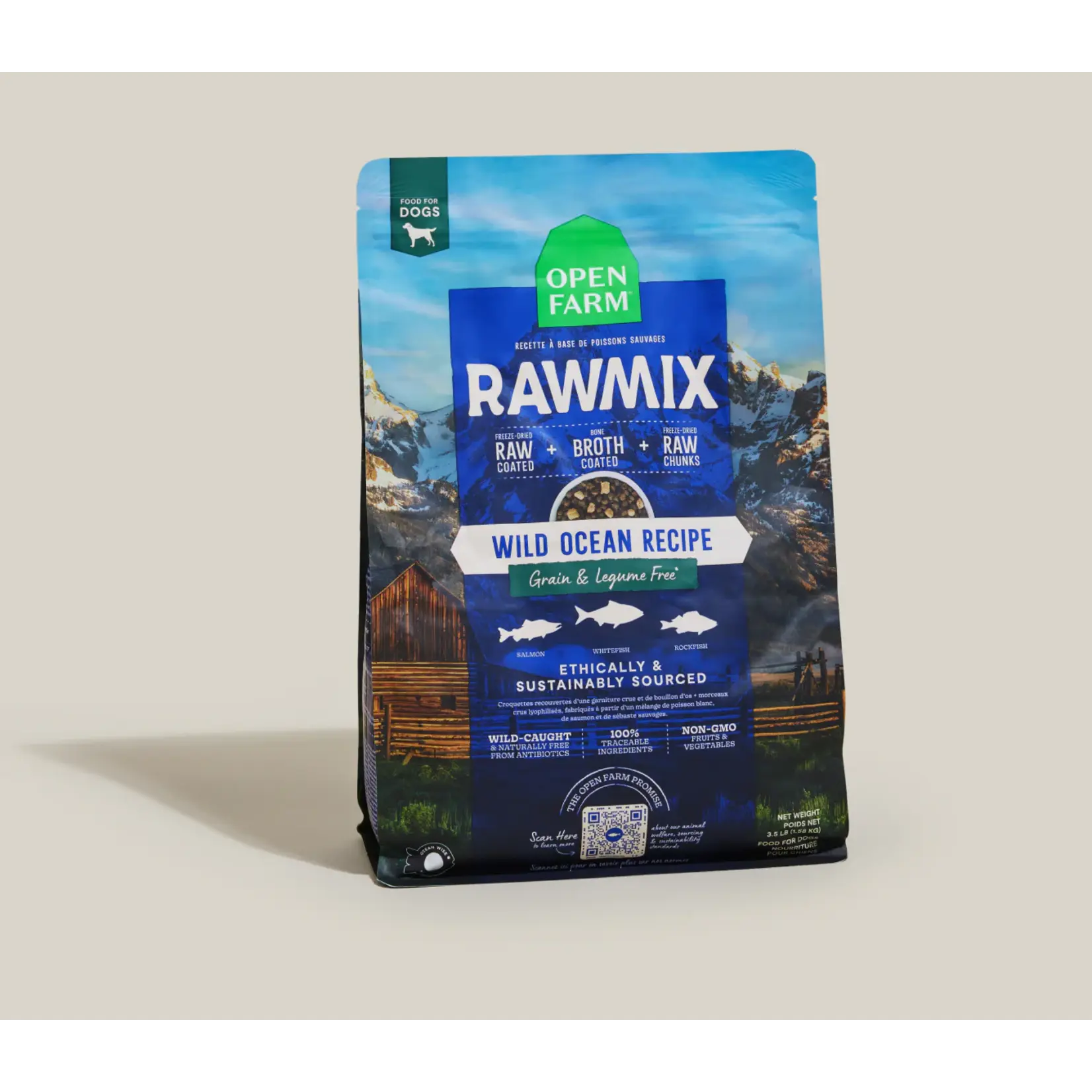 Open Farm OPEN FARM RawMix GF Wild Ocean Dog 20#