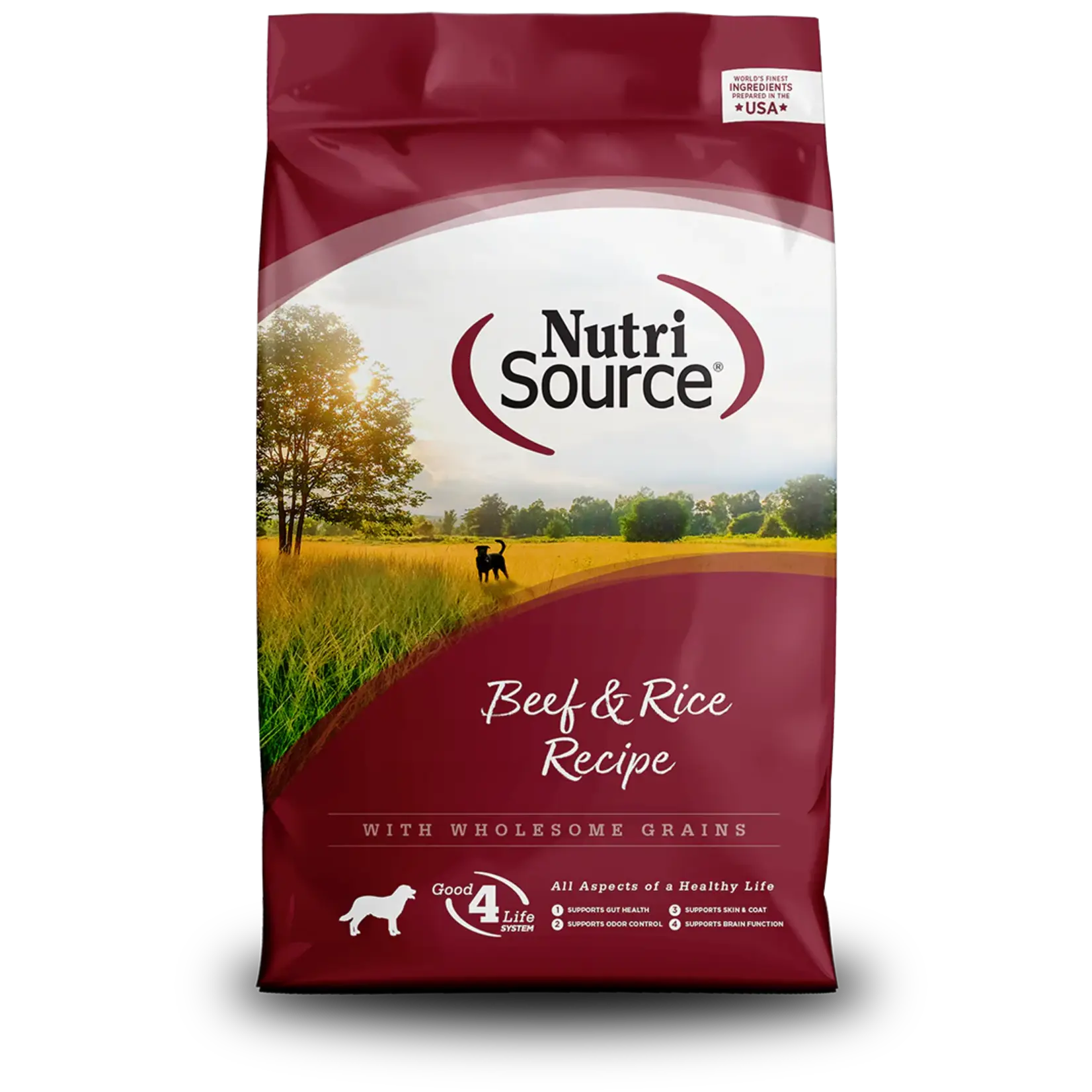 Nutrisource NUTRISOURCE Beef & Rice Dog 12#