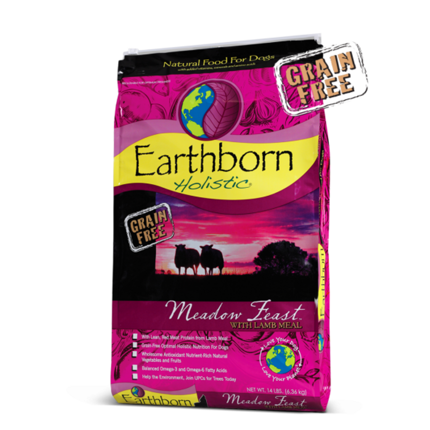 Earthborn Earthborn Holistic Meadow Feast Lamb Meal & Vegetables Grain-Free Dry Dog Food, 4 #