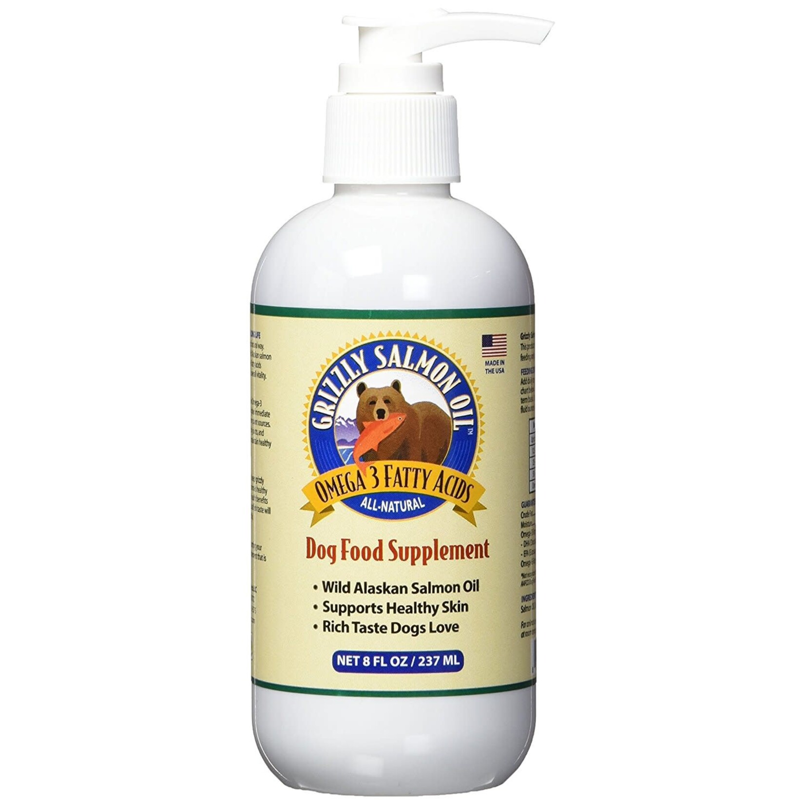 Grizzly GRIZZLY Salmon Oil 8oz