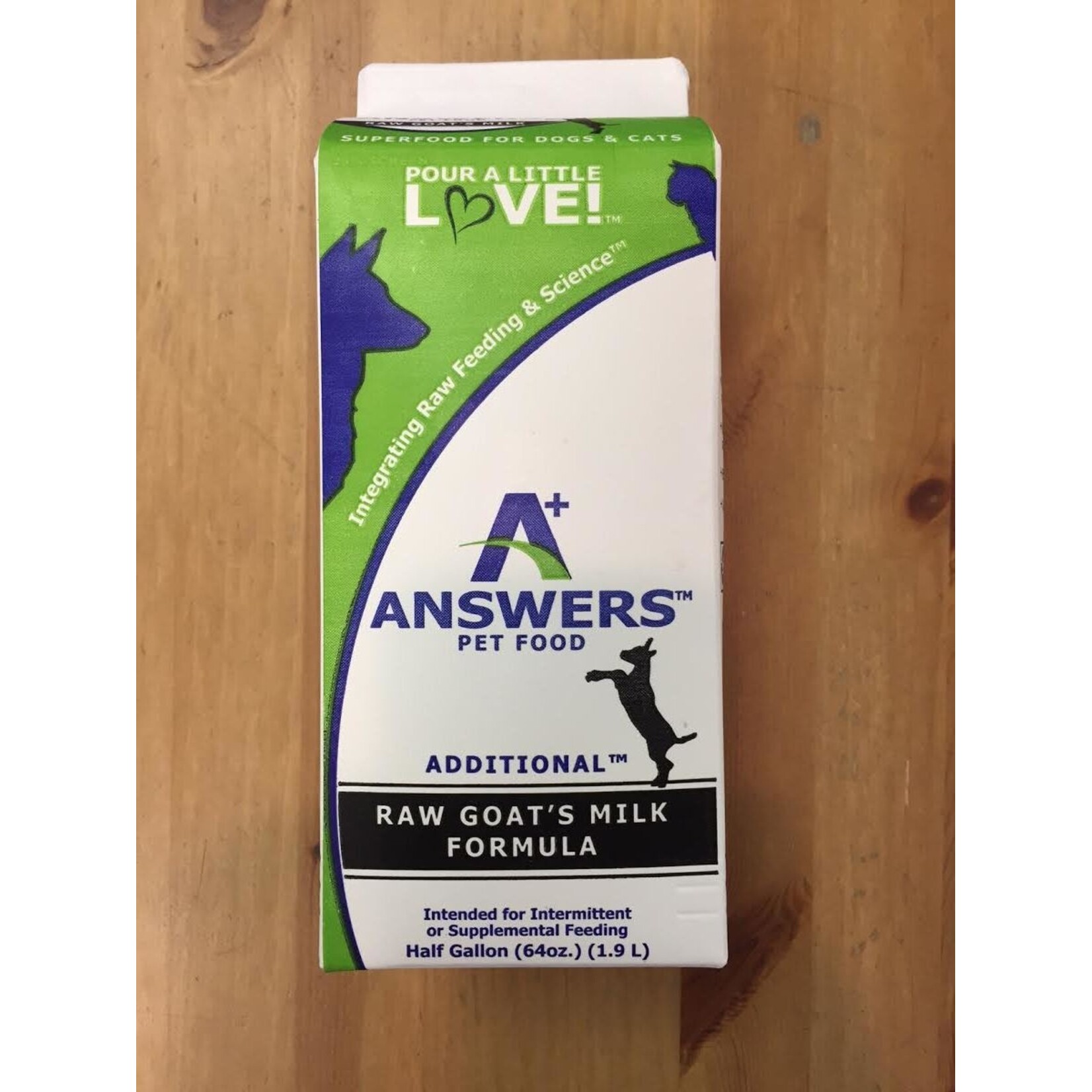 Answers ANSWERS GOAT Milk Half Gallon