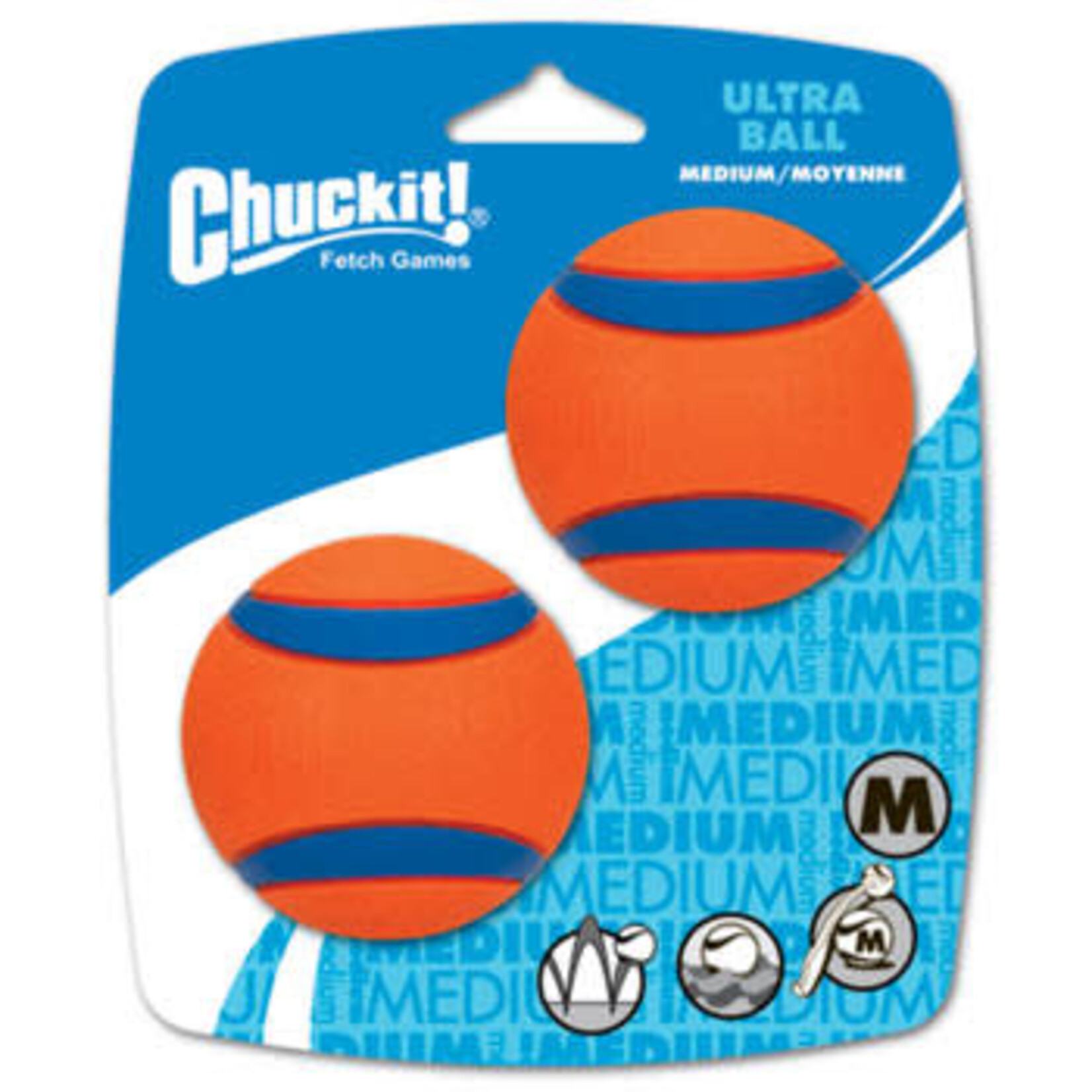 Chuck It CHUCK-IT Ultra Ball Dog MD 2pk