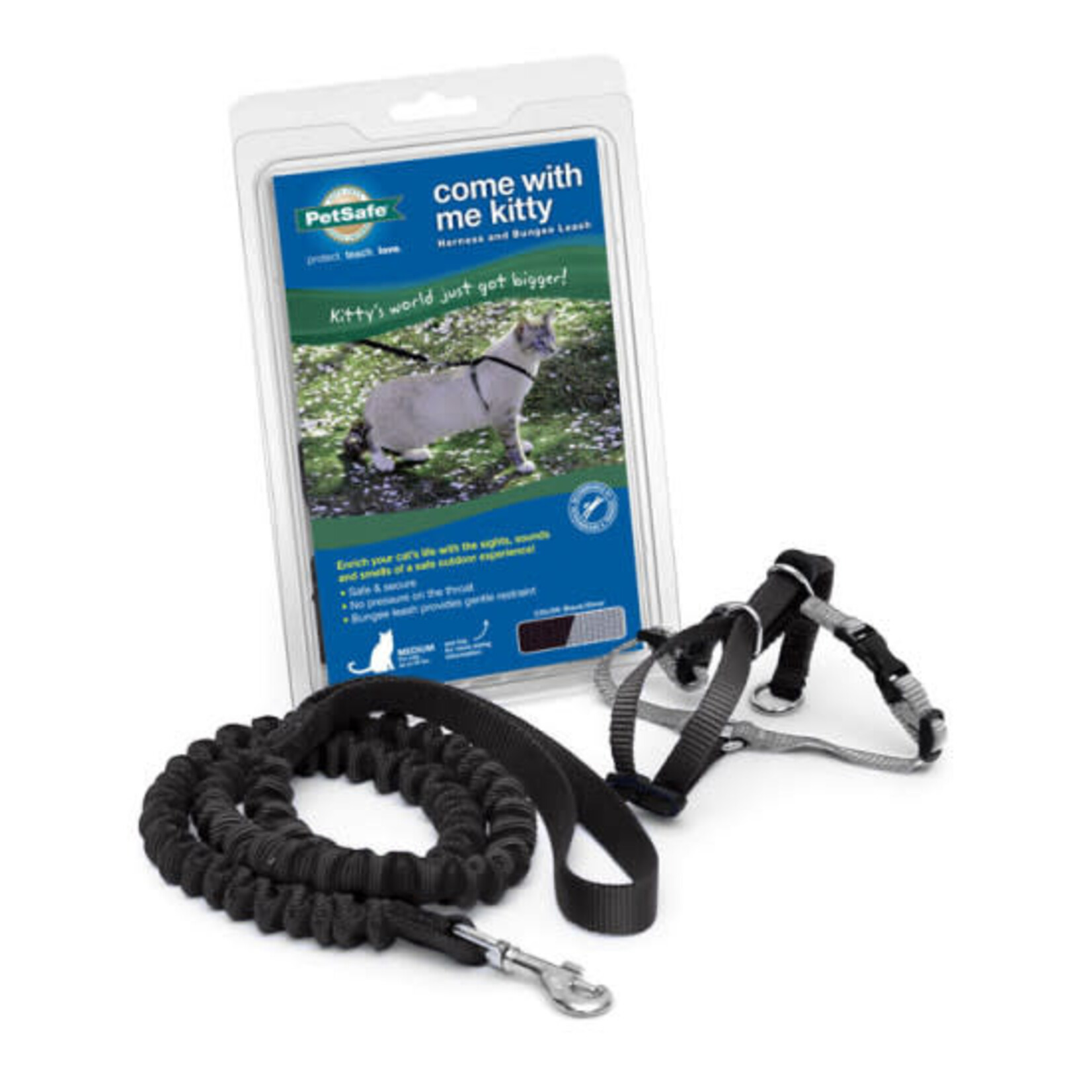 Petsafe PETSAFE CWM Kitty Harness & Leash Black SM