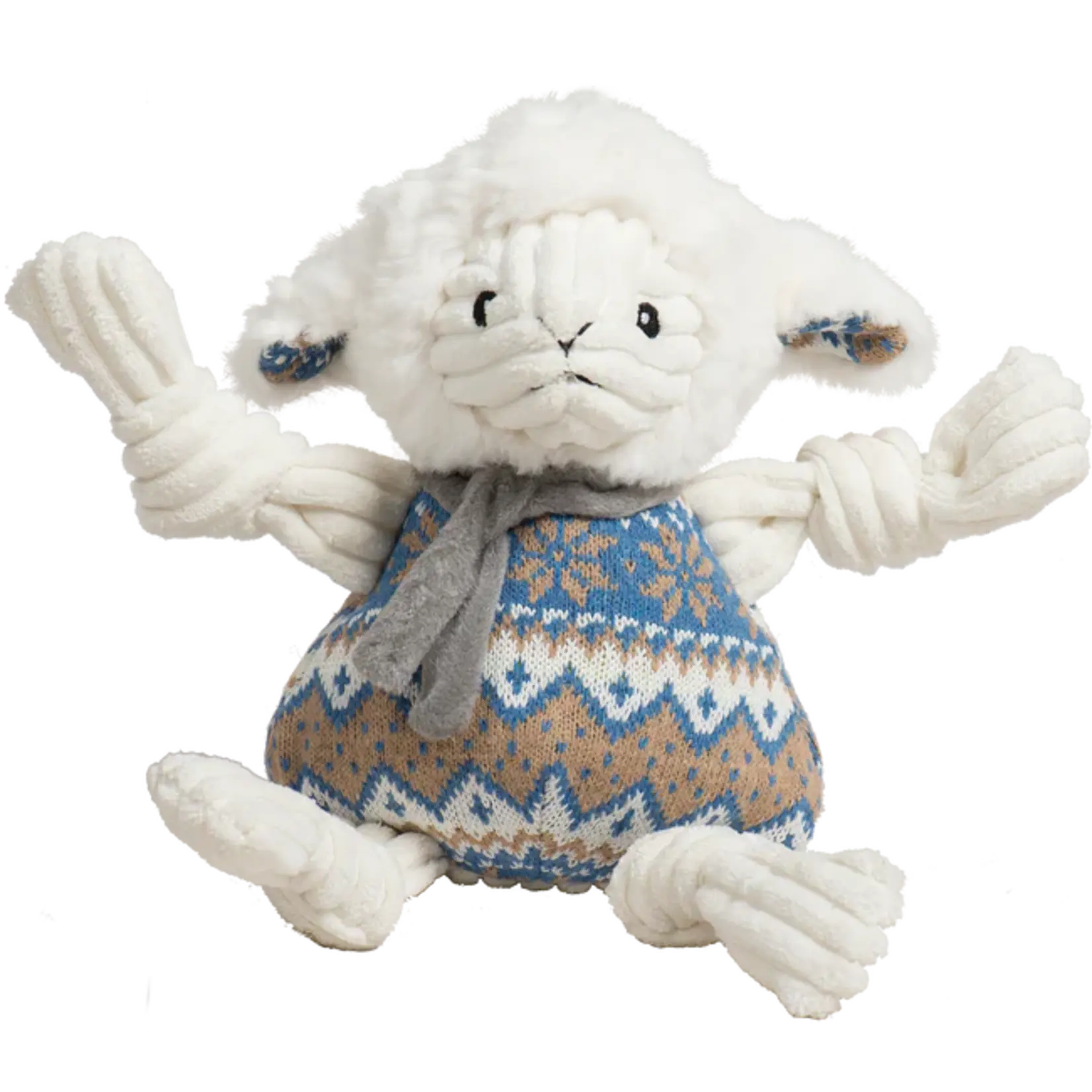 Hugglehounds HH Leo Lamb Holiday Dog Toy SM