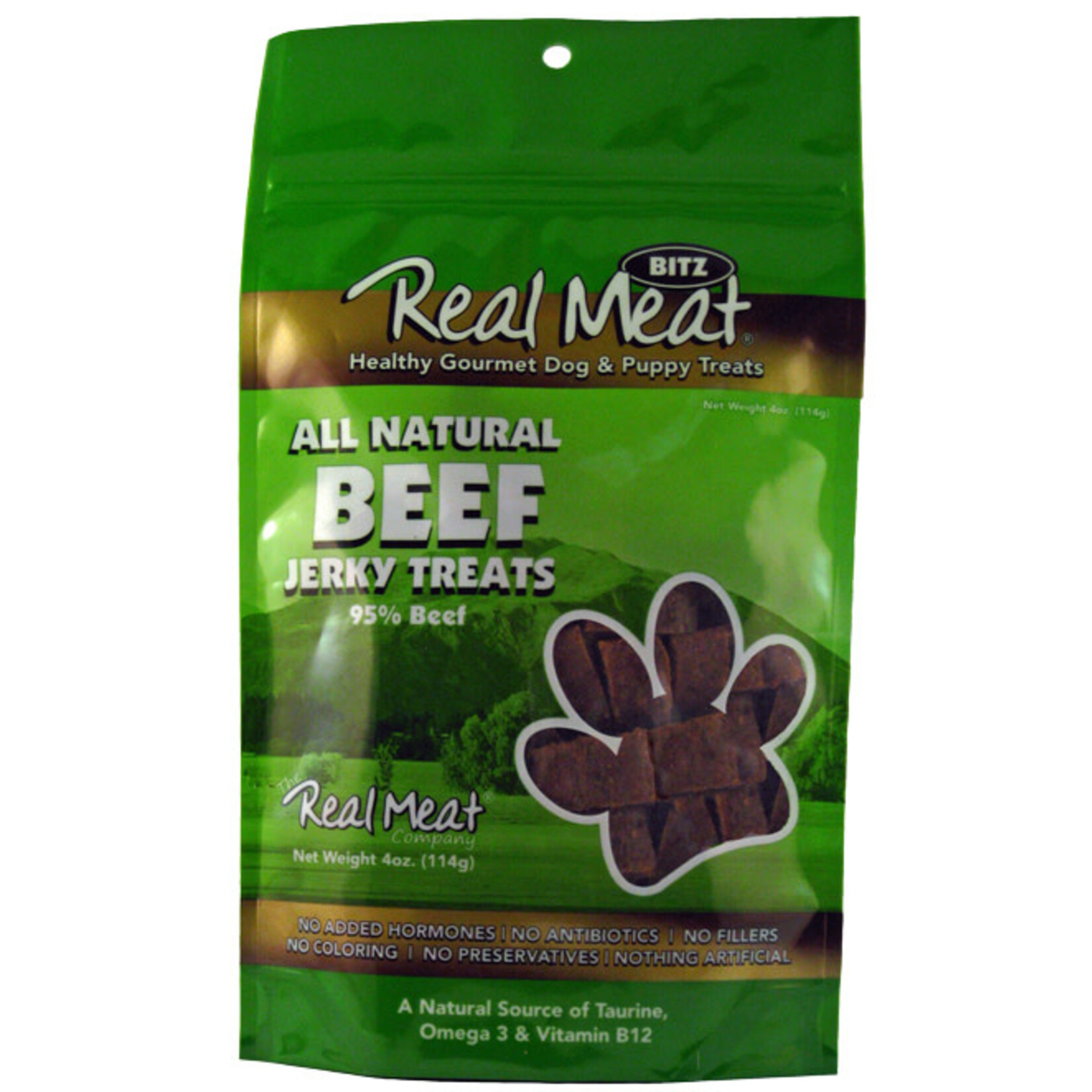 Real Meat REAL MEAT Beef Dog Treats 4oz